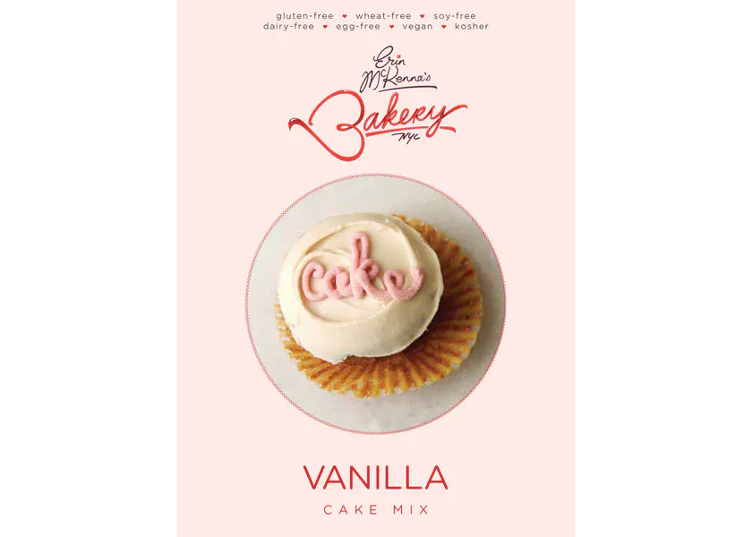Vegan + Gluten Free Vanilla Cake Mix + Vanilla Frosting by Erin McKenna's Bakery