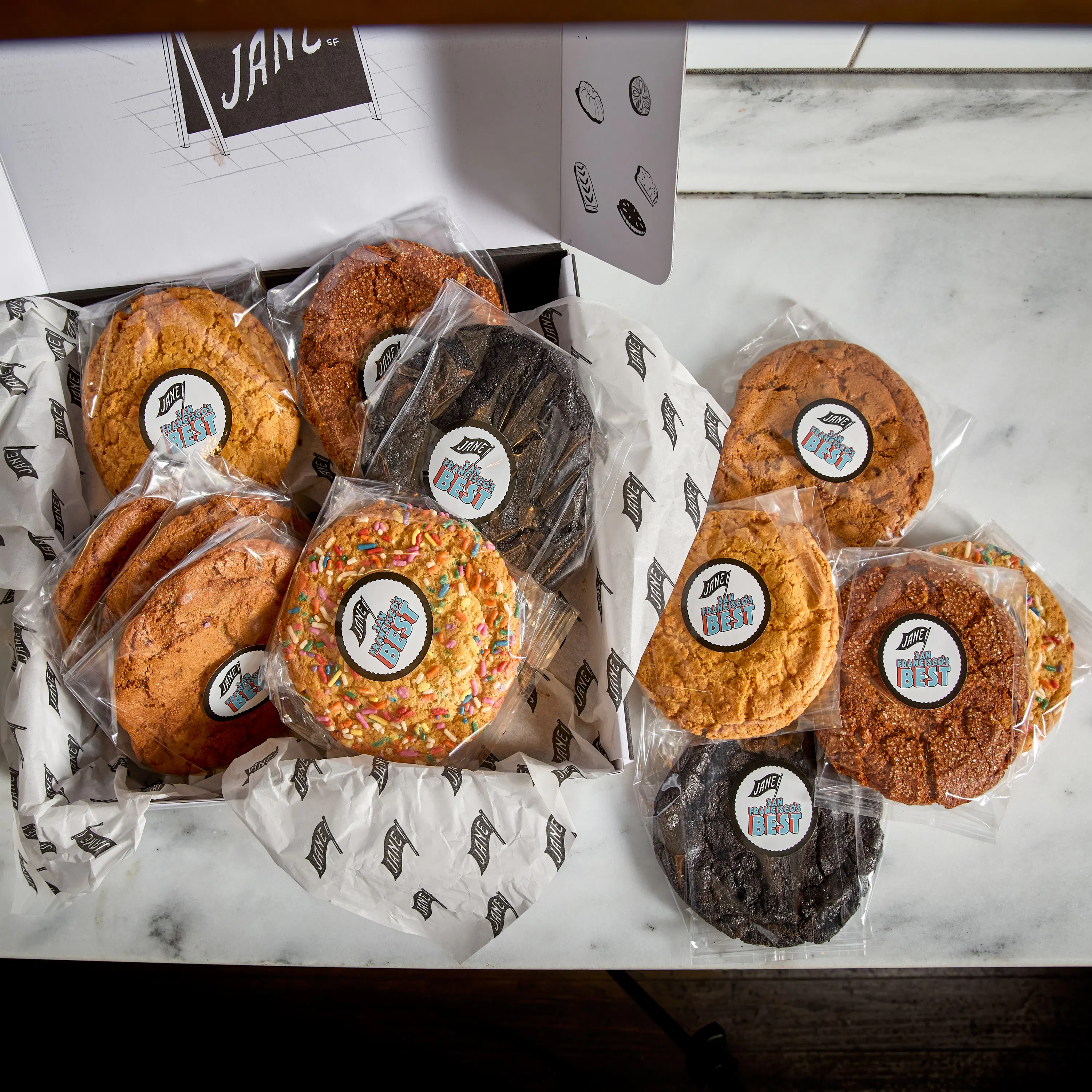 The OG Jane Cookie Assortment - 12 Pack by Jane | Goldbelly