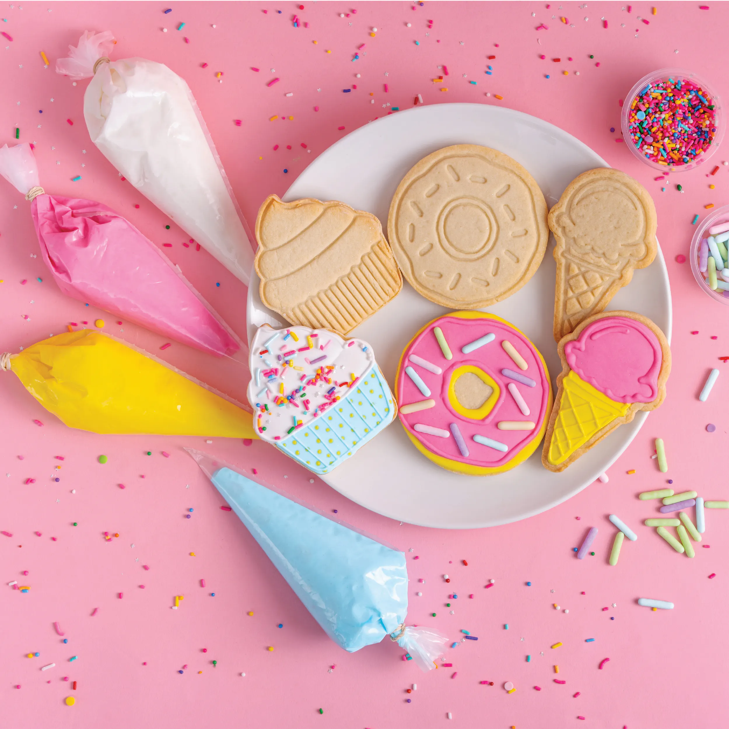 Summertime Sweetness Cookie Decorating Kit - 6 Pack by Sweet E's Bake Shop - Alternate image 4