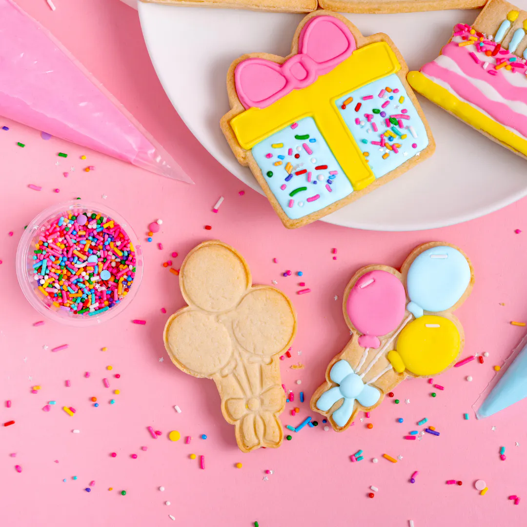 Birthday Cookie Decorating Kit - 6 Pack by Sweet E's Bake Shop - Alternate image 2