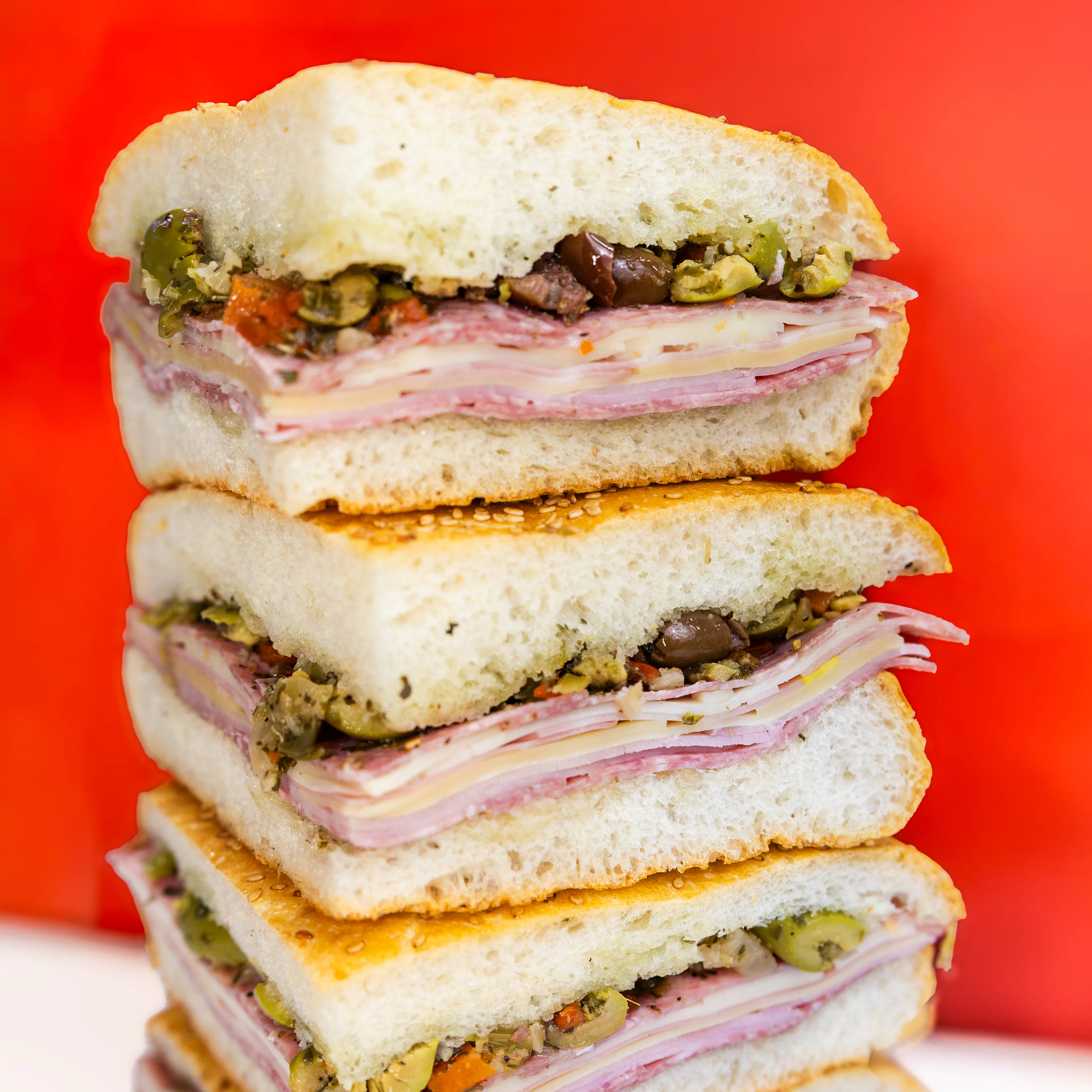 Original Muffuletta Sandwich - 2-Pack (Serves 6-8) by Central Grocery Muffulettas - Alternate image 3