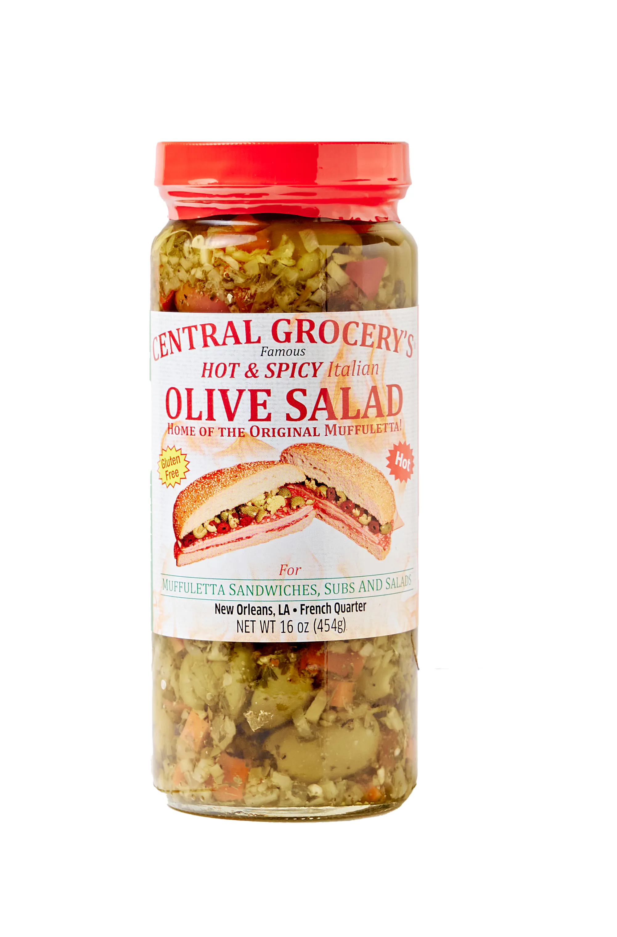 Choose Your Own Muffuletta Olive Salad - 4 Pints by Central Grocery Muffulettas