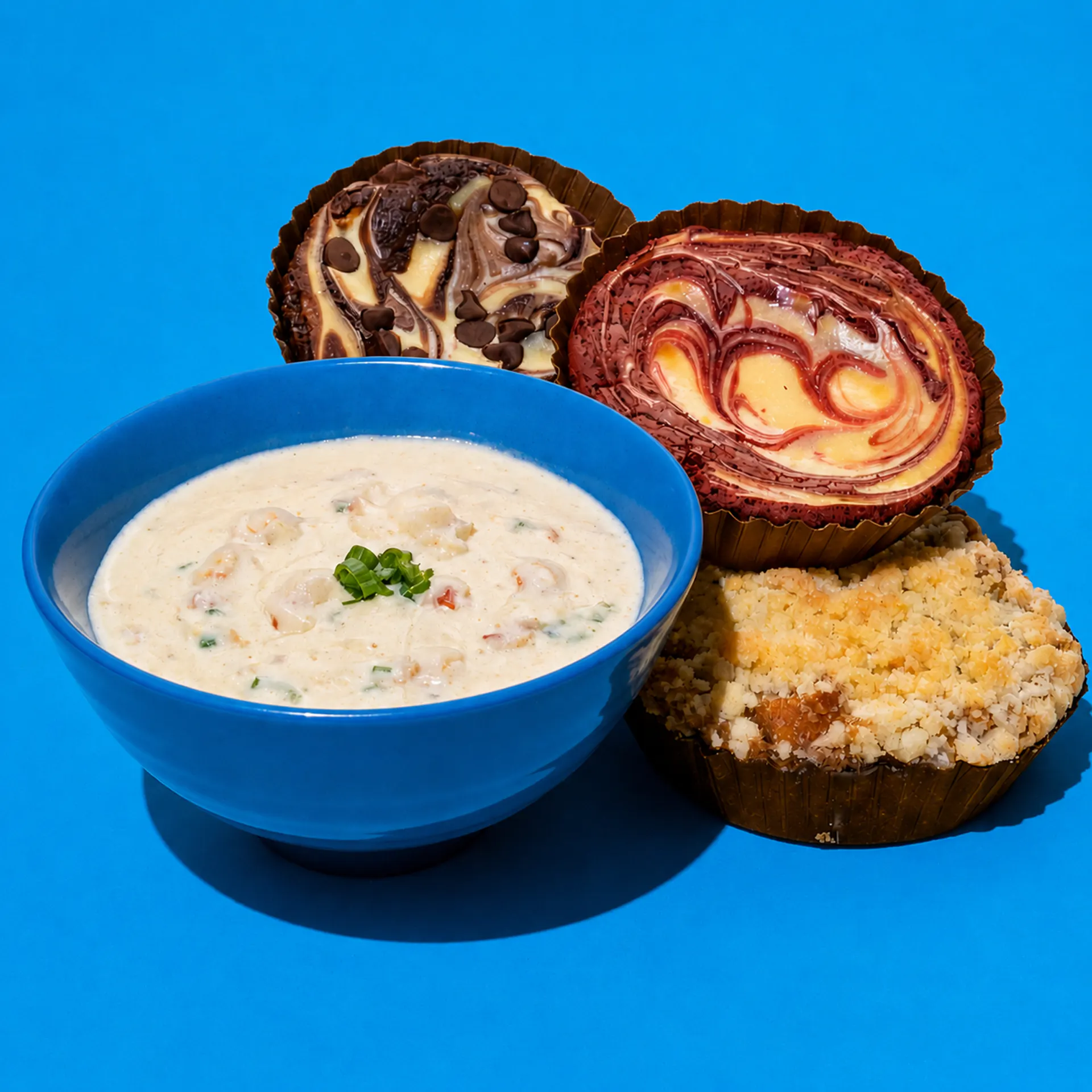 Award Winning Clam Chowder + Choose Your Desserts by Splash Cafe
