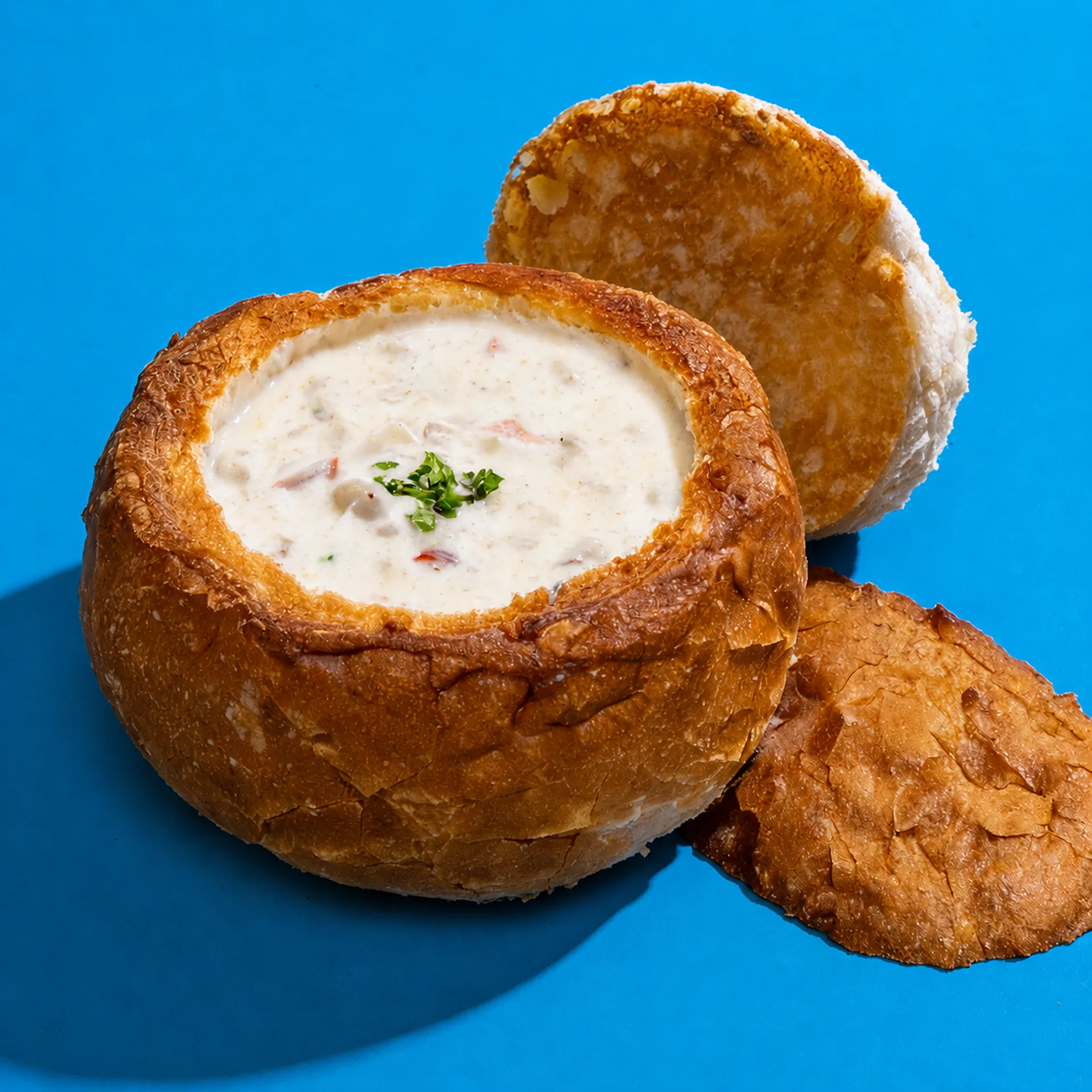 Sourdough Bread Bowls + Clam Chowder Kit - 8 Pack by Splash Cafe - Alternate image 2