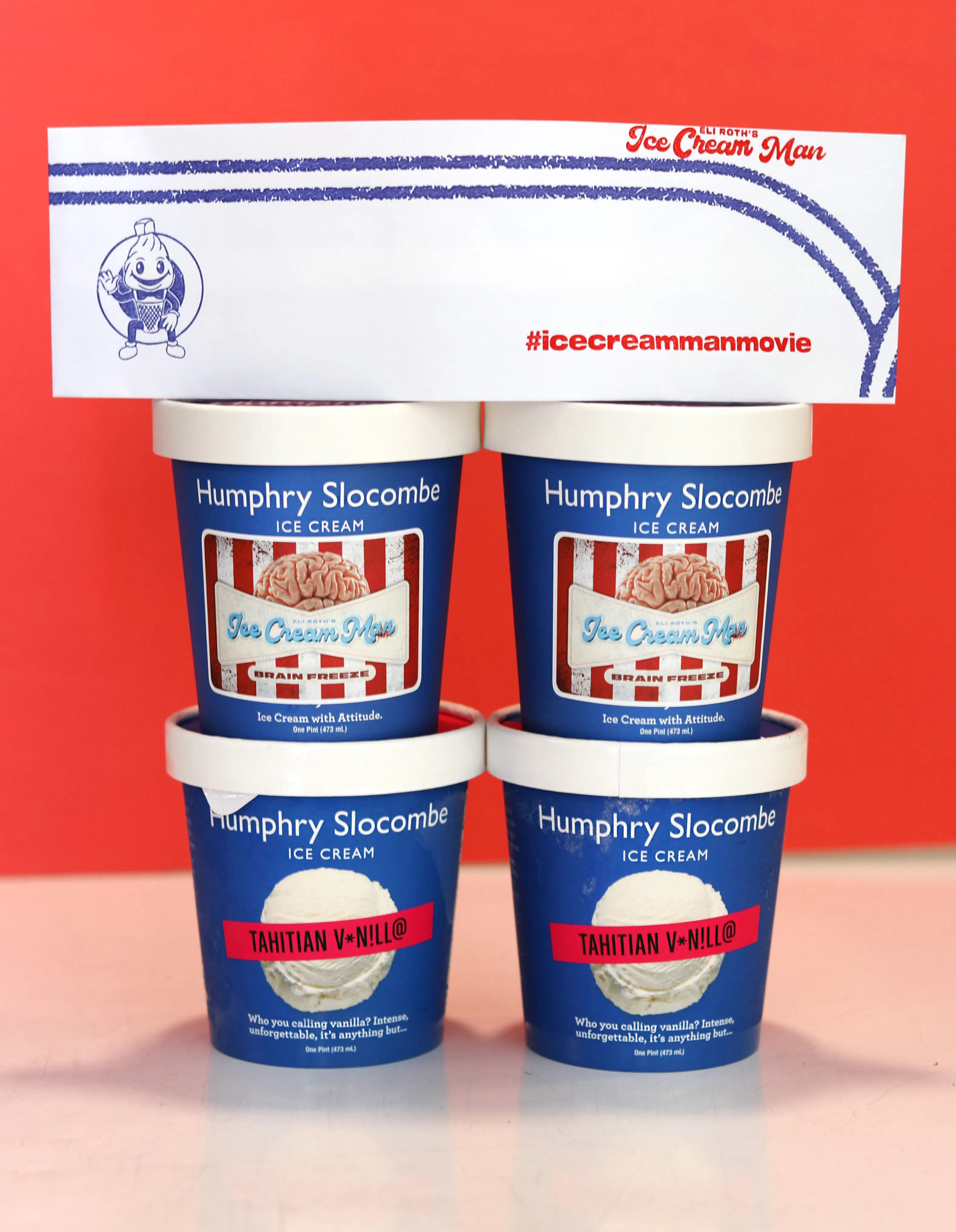 Limited Edition "Brain Freeze" Ice Cream Man Collection - 4 Pints by Humphry Slocombe Ice Cream