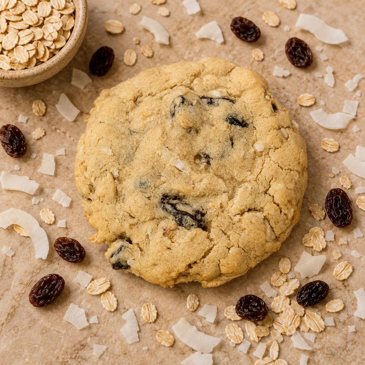 Vegan Classic Oatmeal Raisin Cookies by Henry's Cookies and Cream