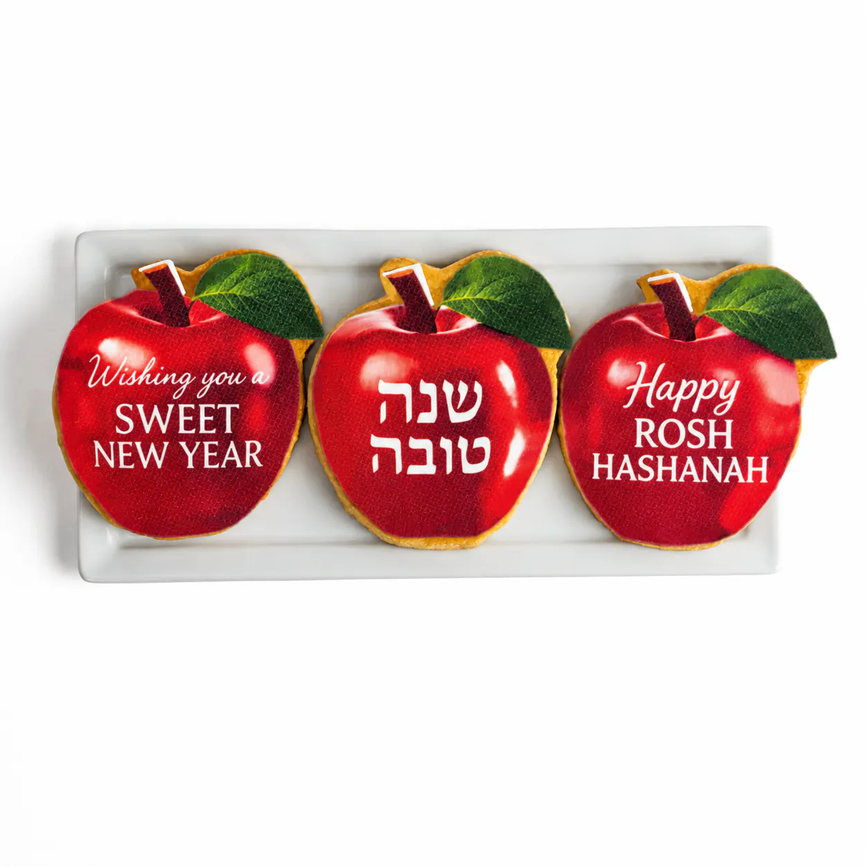 Rosh Hashanah Apple Shortbread Cookies by Sweet E's Bake Shop - Alternate image 1