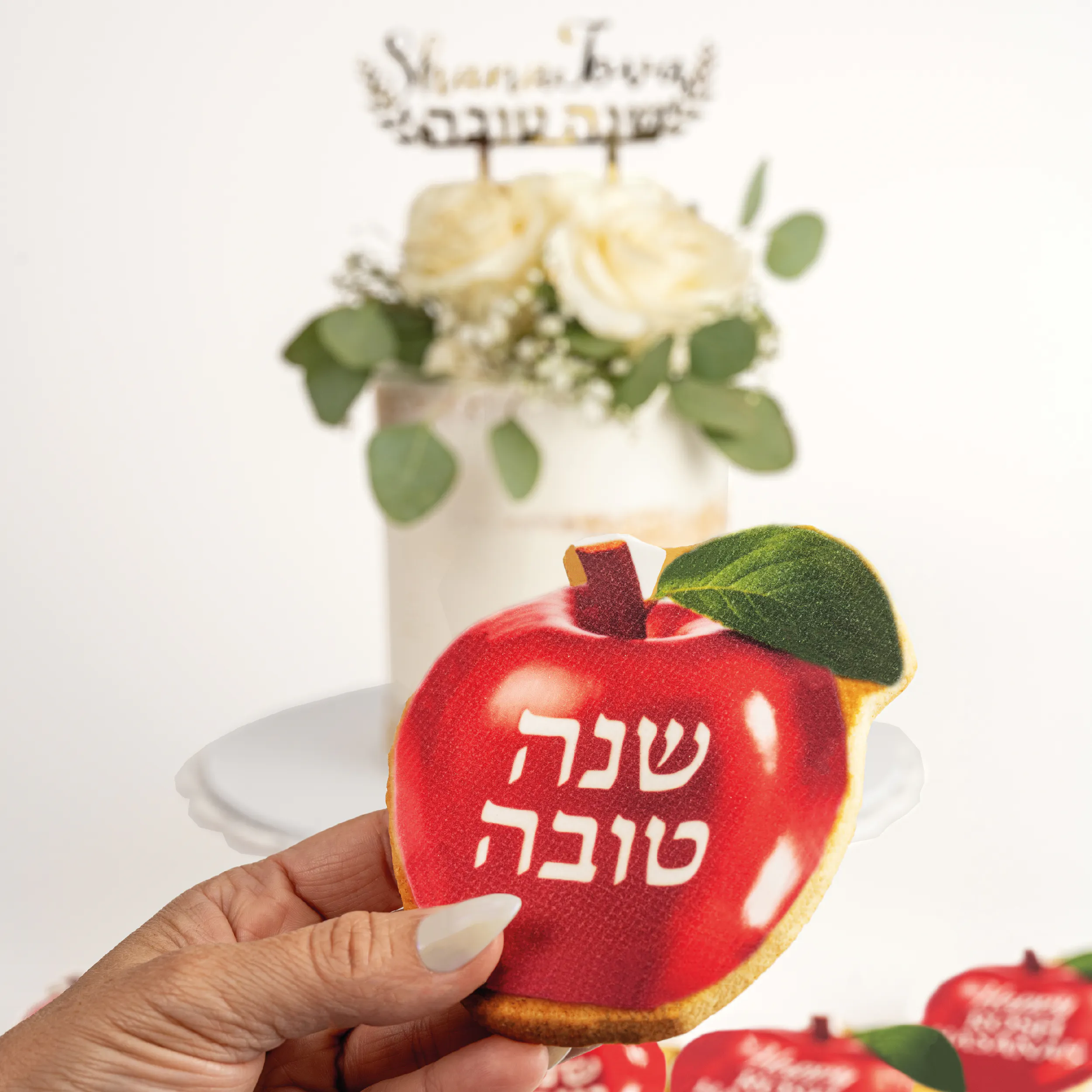 Rosh Hashanah Apple Shortbread Cookies by Sweet E's Bake Shop - Alternate image 4
