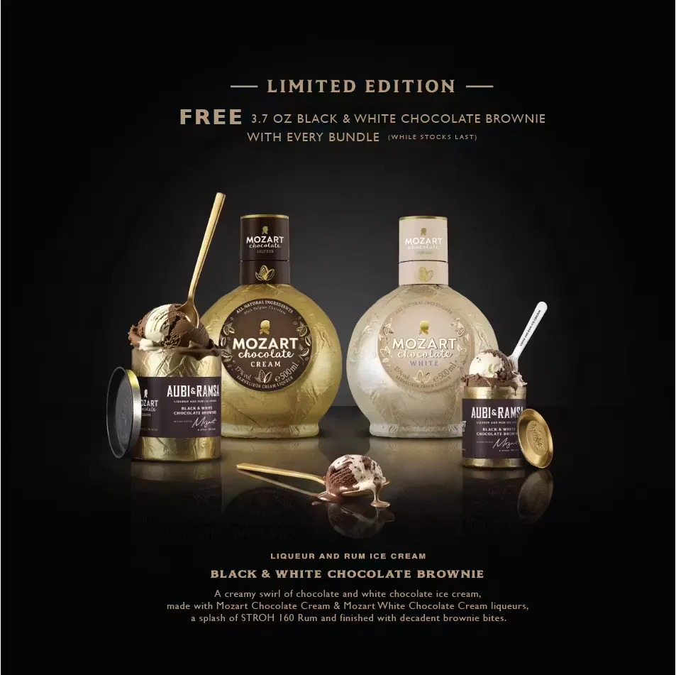 Liquor-Infused Ice Cream Sampler - 16 Pack by Aubi & Ramsa | Goldbelly