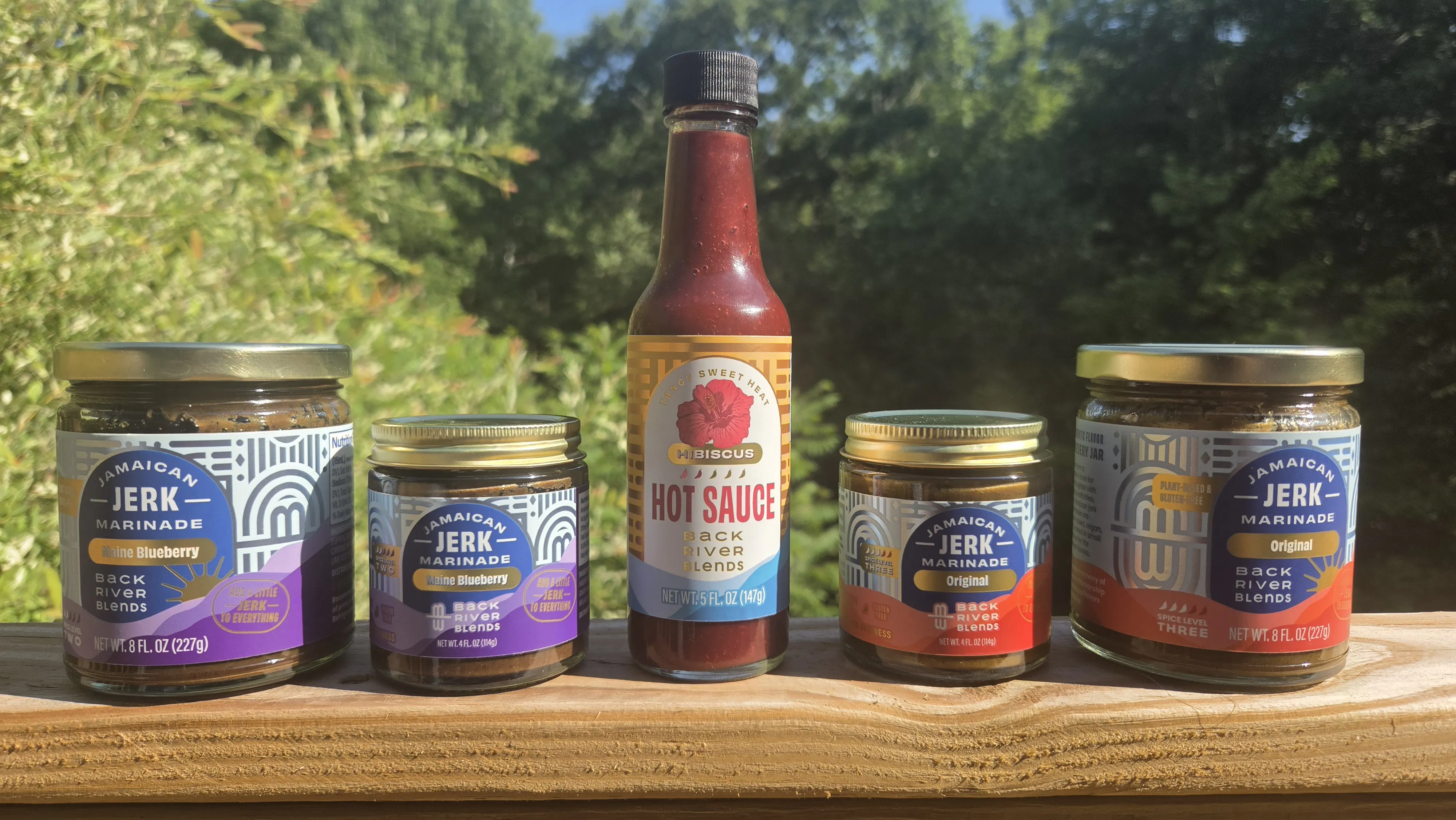 “Jamaica Finds You” Gift Set - Jerk & Hibiscus Seasoning Blends by Backriver Blends