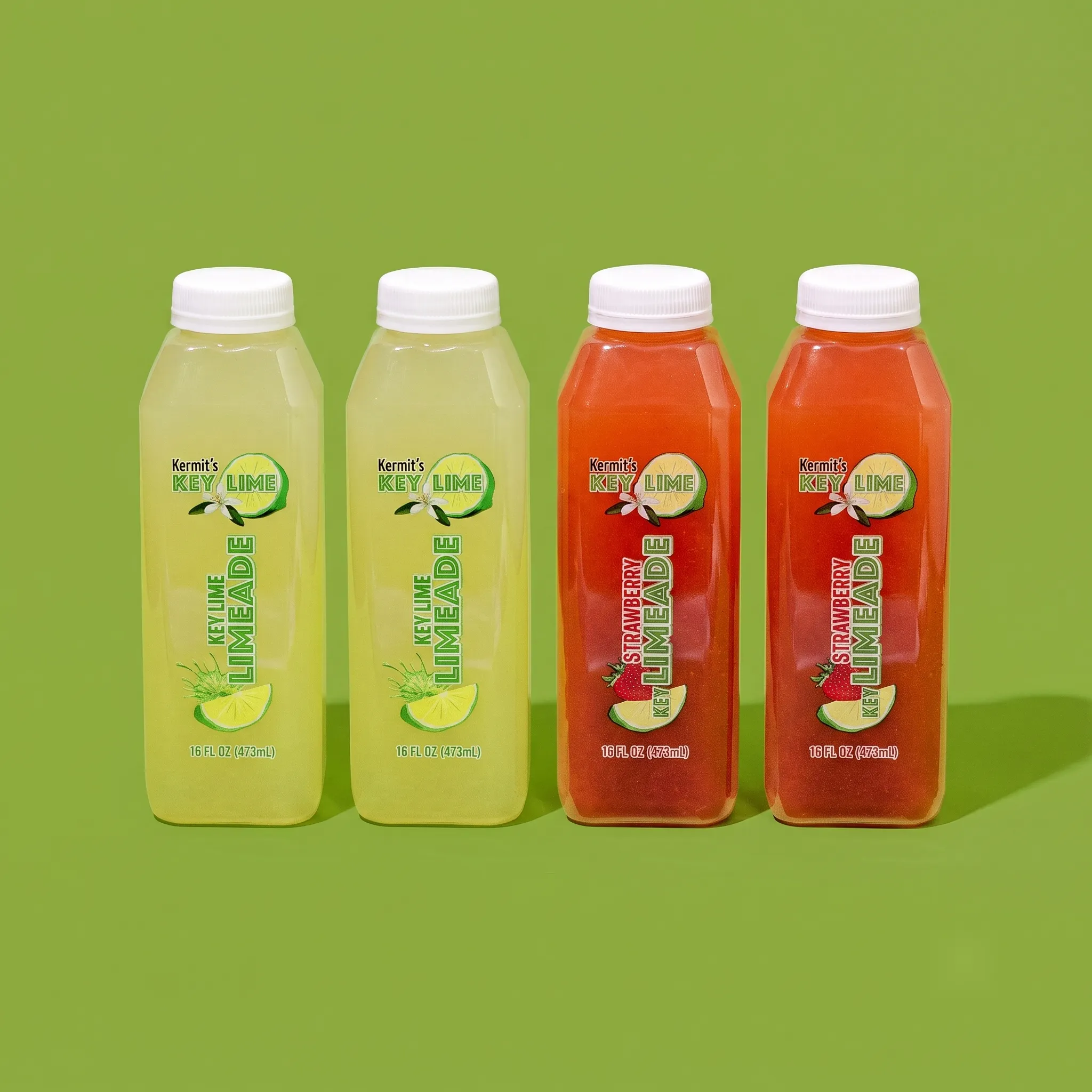 Key Lime Limeade - 4 Pack by Kermit's Key Lime Shop - Goldbelly