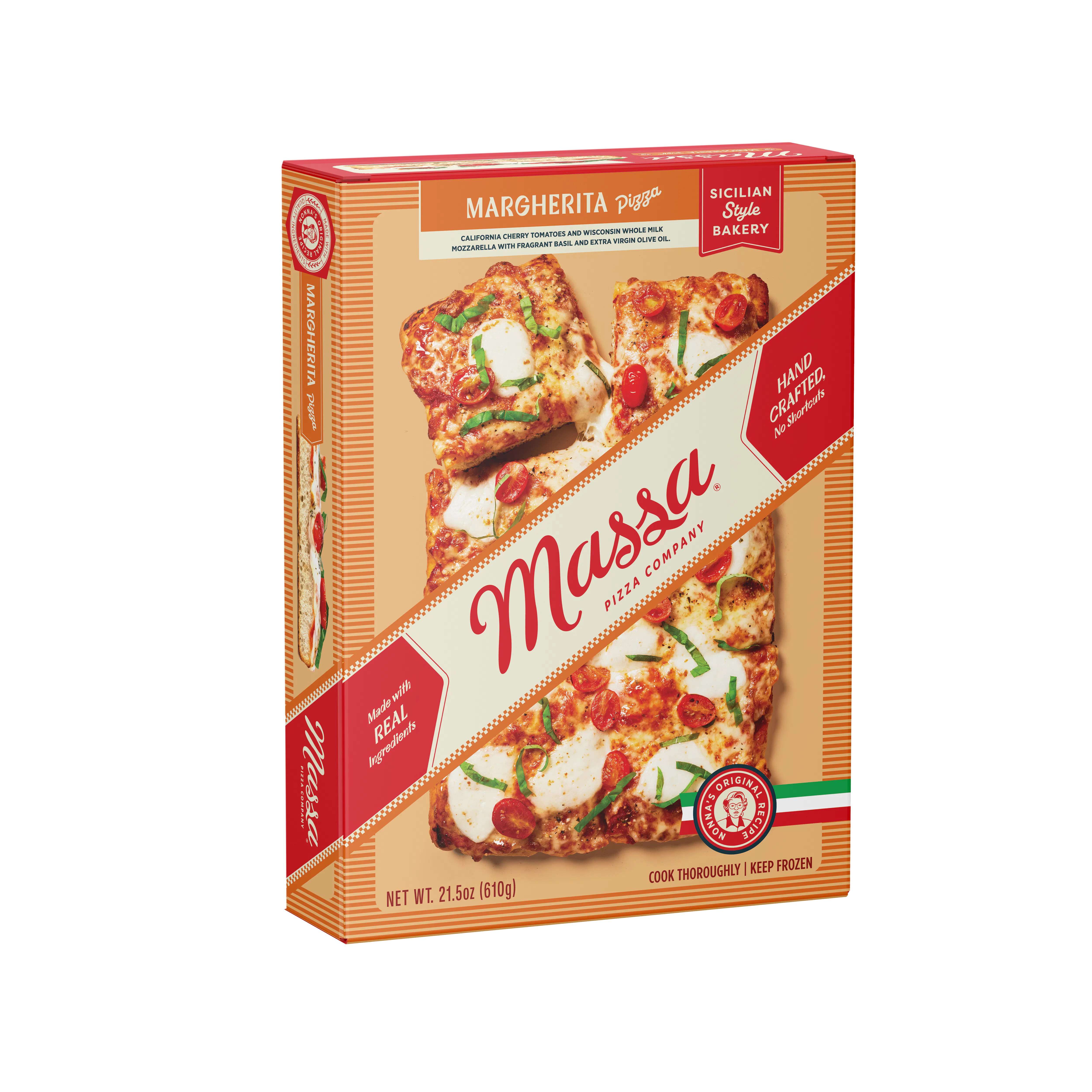 Sicilian Margherita Pizza - 3 Pack by Massa Pizza Company | Goldbelly