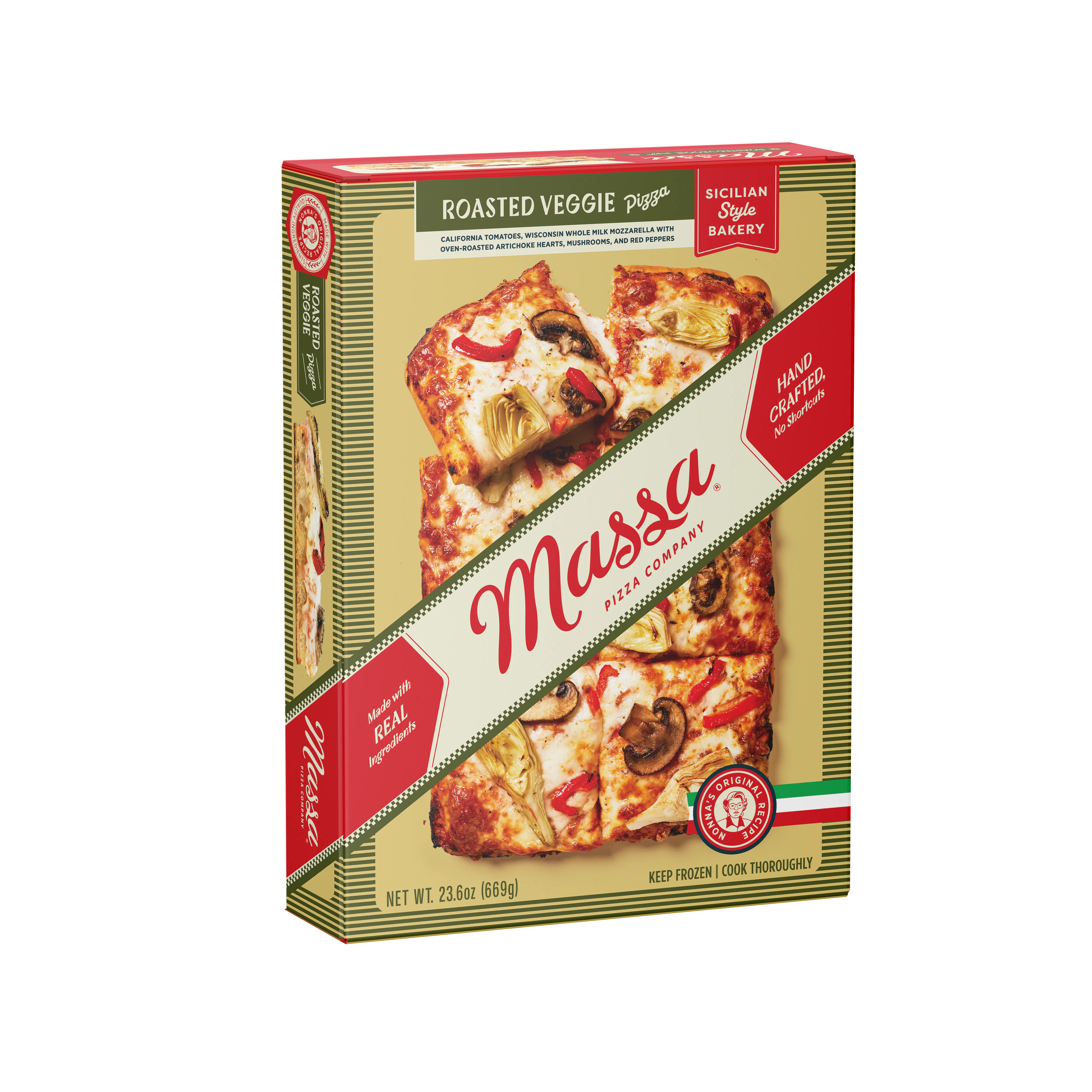 「【Mao】 スリムビューティハウス ENZYME FLOZA 60包 Sicilian Roasted Veggie Pizza - 3 Pack by Massa Pizza Company