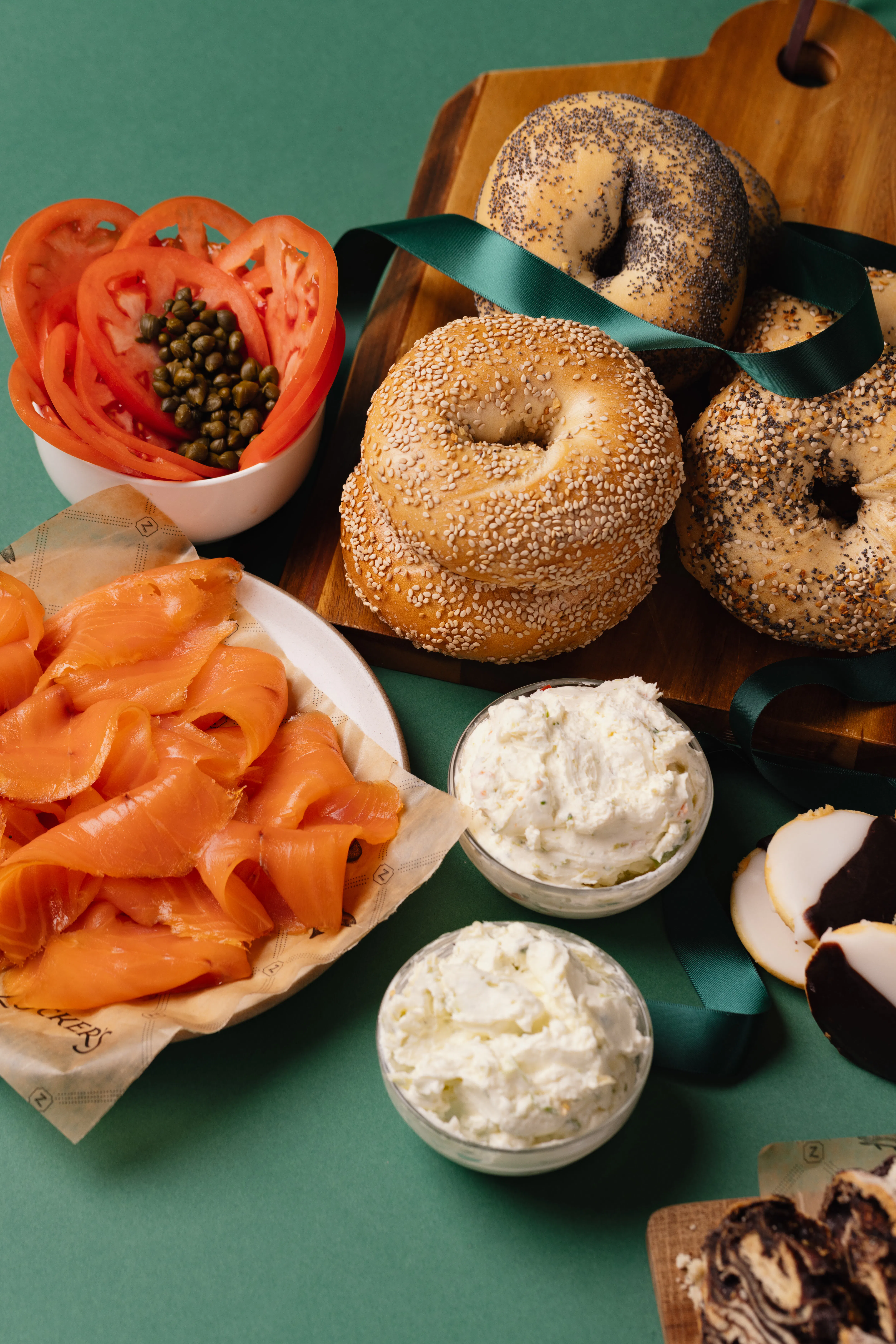 Yom Kippur Break-the-Fast Bagel Kit for 6 by Zucker's Bagels and Smoked Fish - Alternate image 1