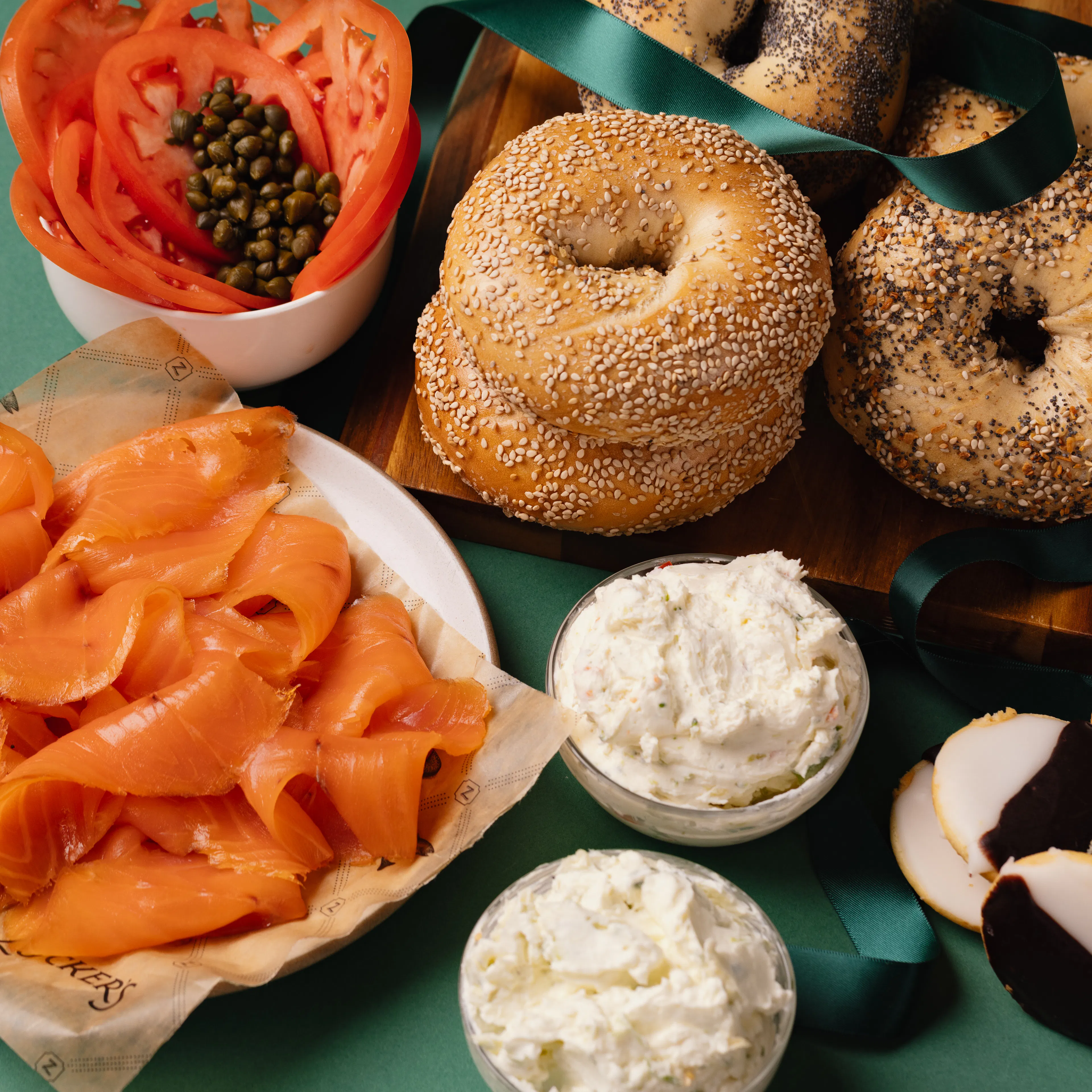Yom Kippur Break-the-Fast Bagel Kit for 6 by Zucker's Bagels and Smoked Fish - Alternate image 1