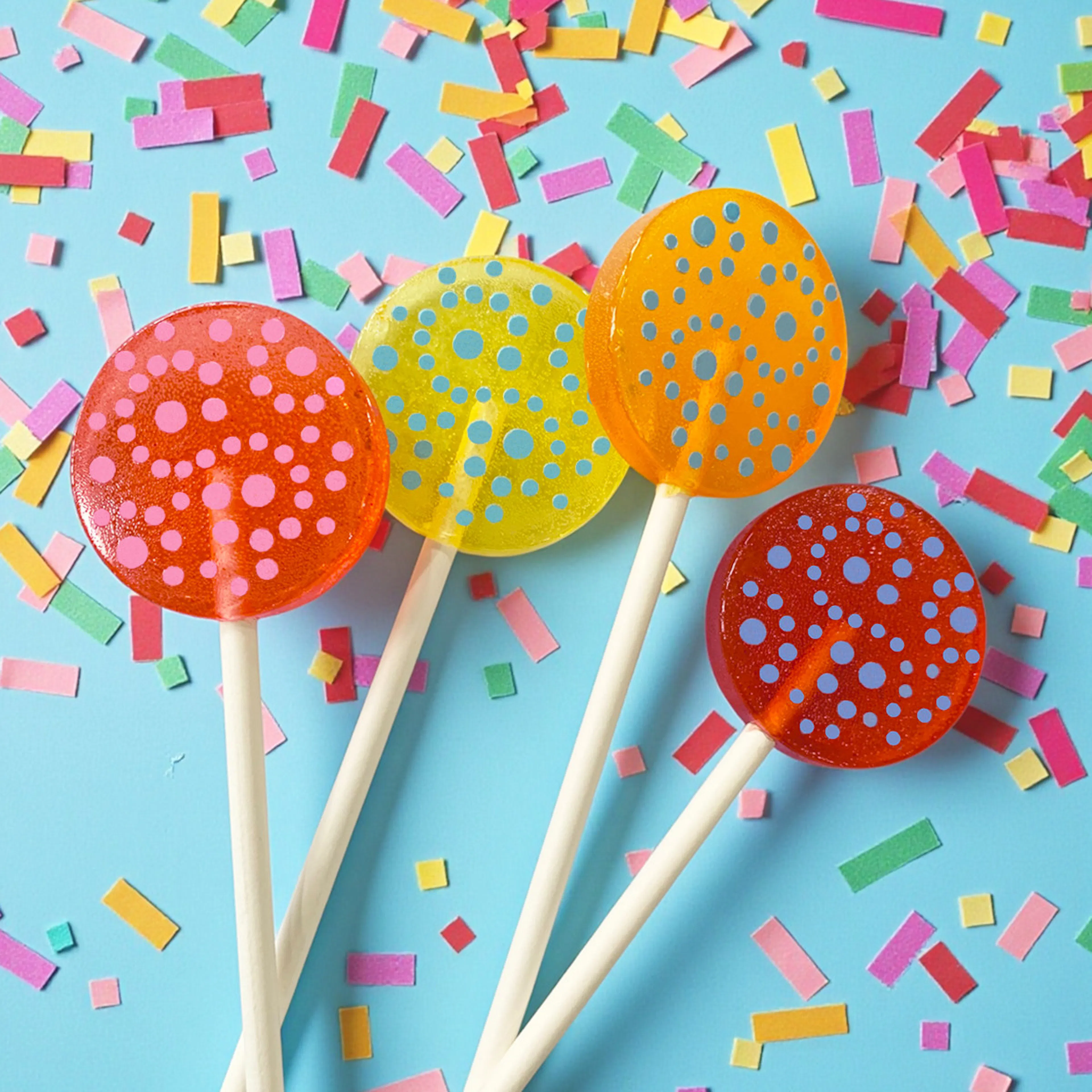 New Wild Fruit Lollipop Mix with Candied Fruit Flavored Frosting and Lollipop Holder - 20 Pack by Popette of Pendulum