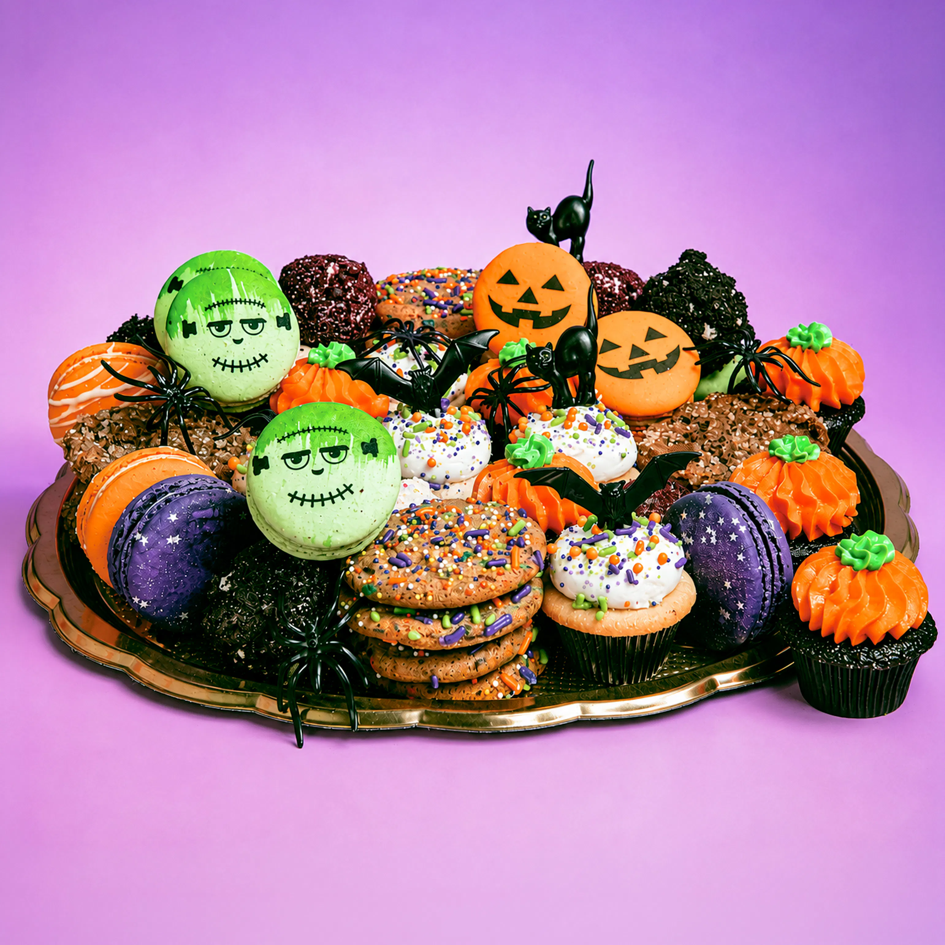 Halloween Sweets Party Platter by Trophy Cupcakes