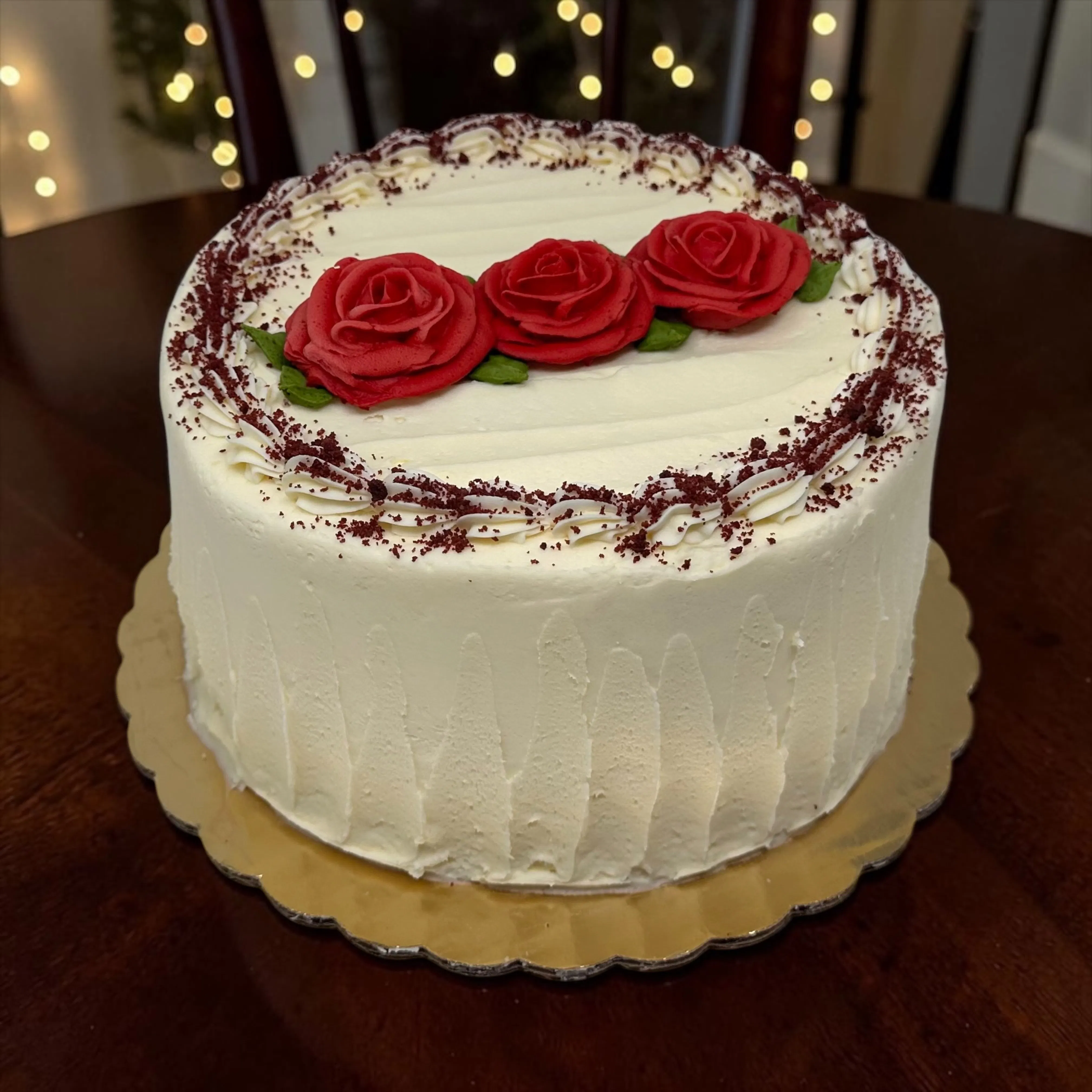 The Ambrosia Bakery - Southern Red Velvet Cake With Cream Cheese Icing