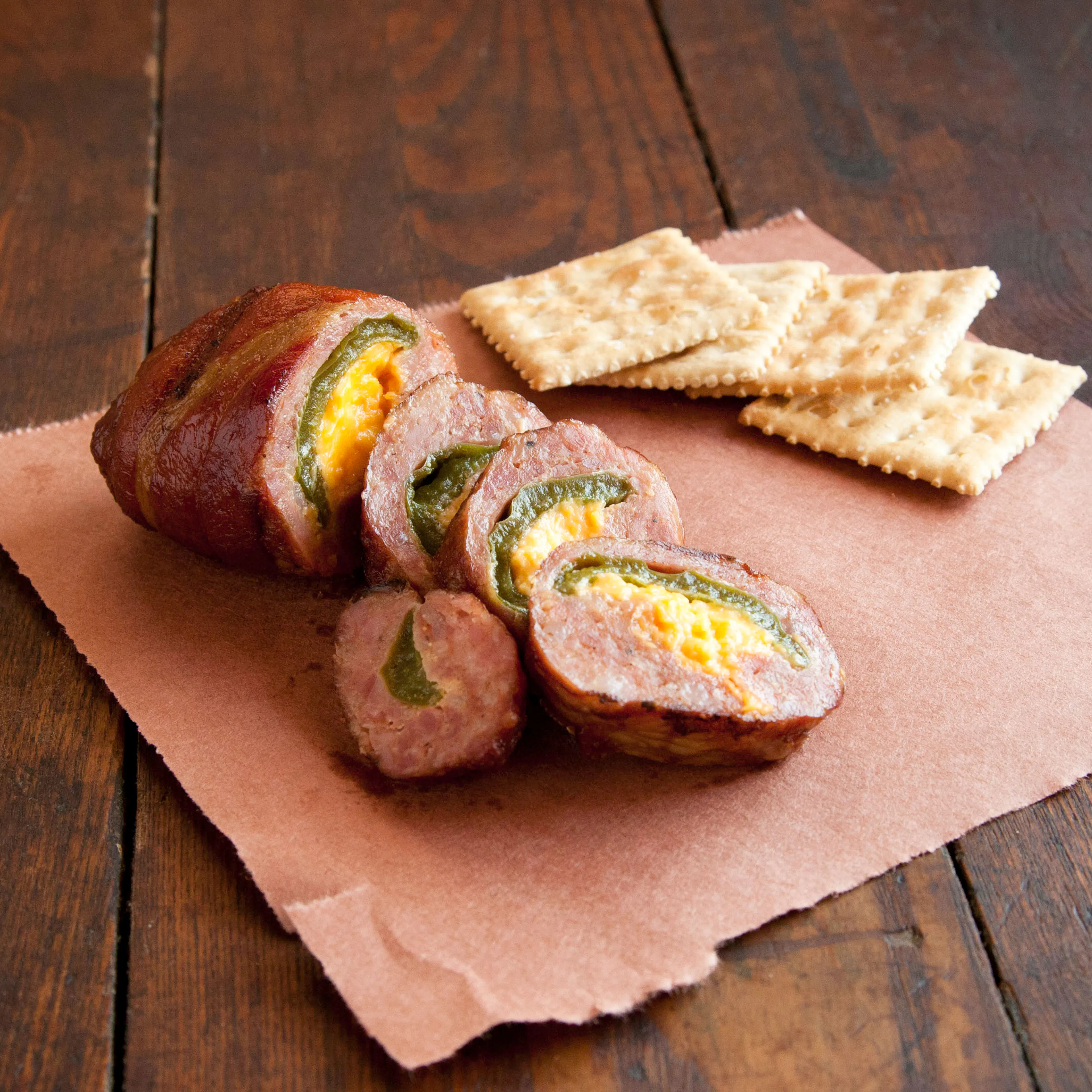 Bacon Wrapped Cheddar Jalapeño Sausage Slammers by Southside Market & Barbeque - Alternate image 3