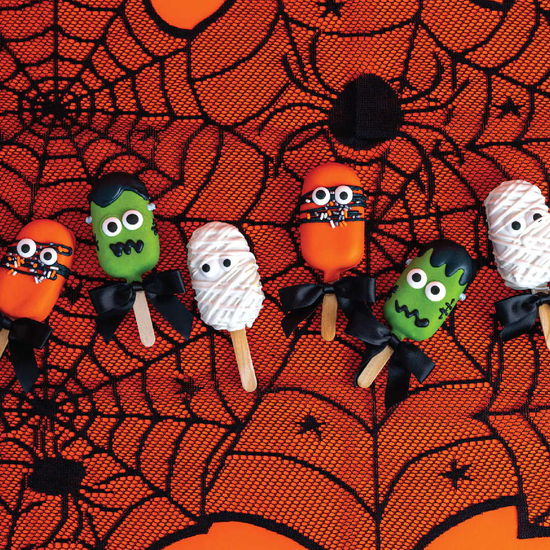 Halloween Monster Cakesicles by Sweet E's Bake Shop