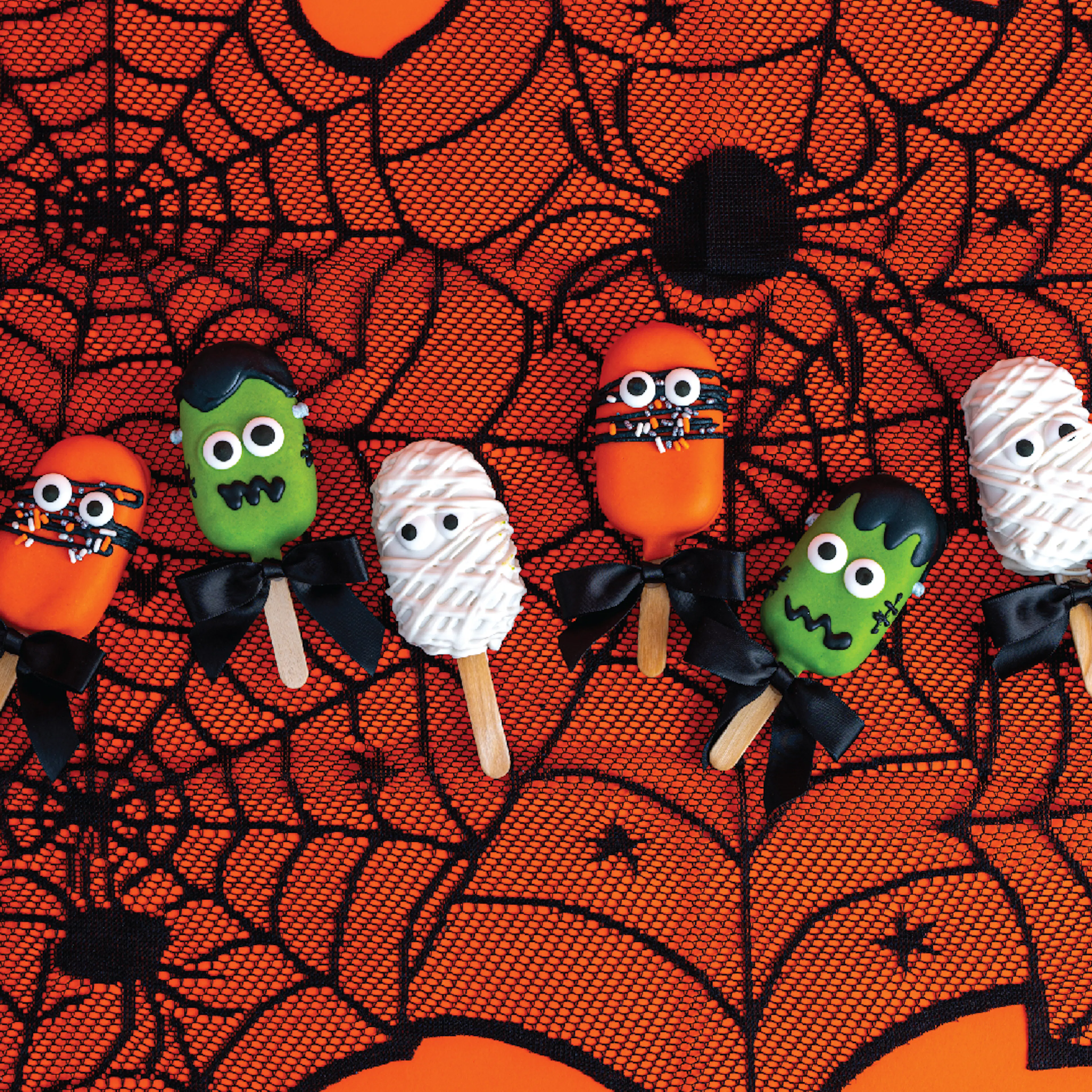 Halloween Monster Cakesicles by Sweet E's Bake Shop