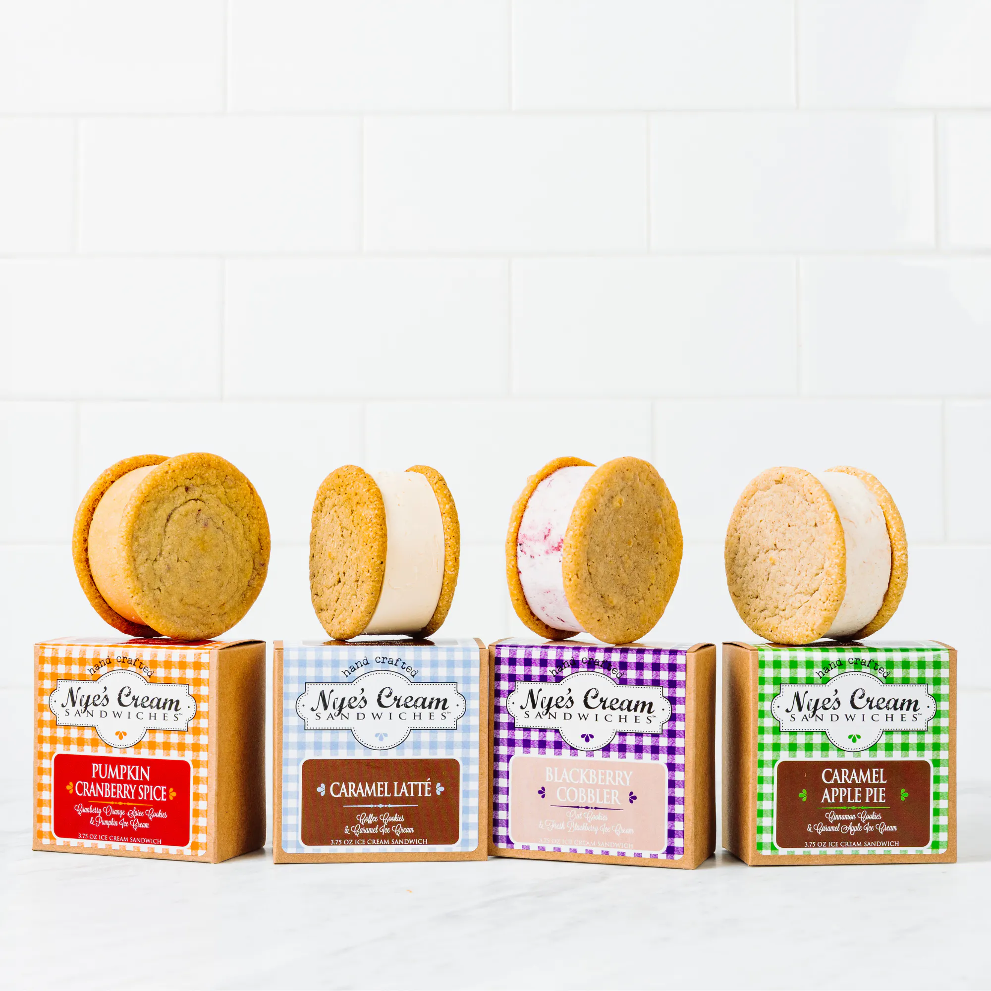 Fall Favorites Collection Ice Cream Sandwiches - 8 Pack by Nye's Cream Sandwiches