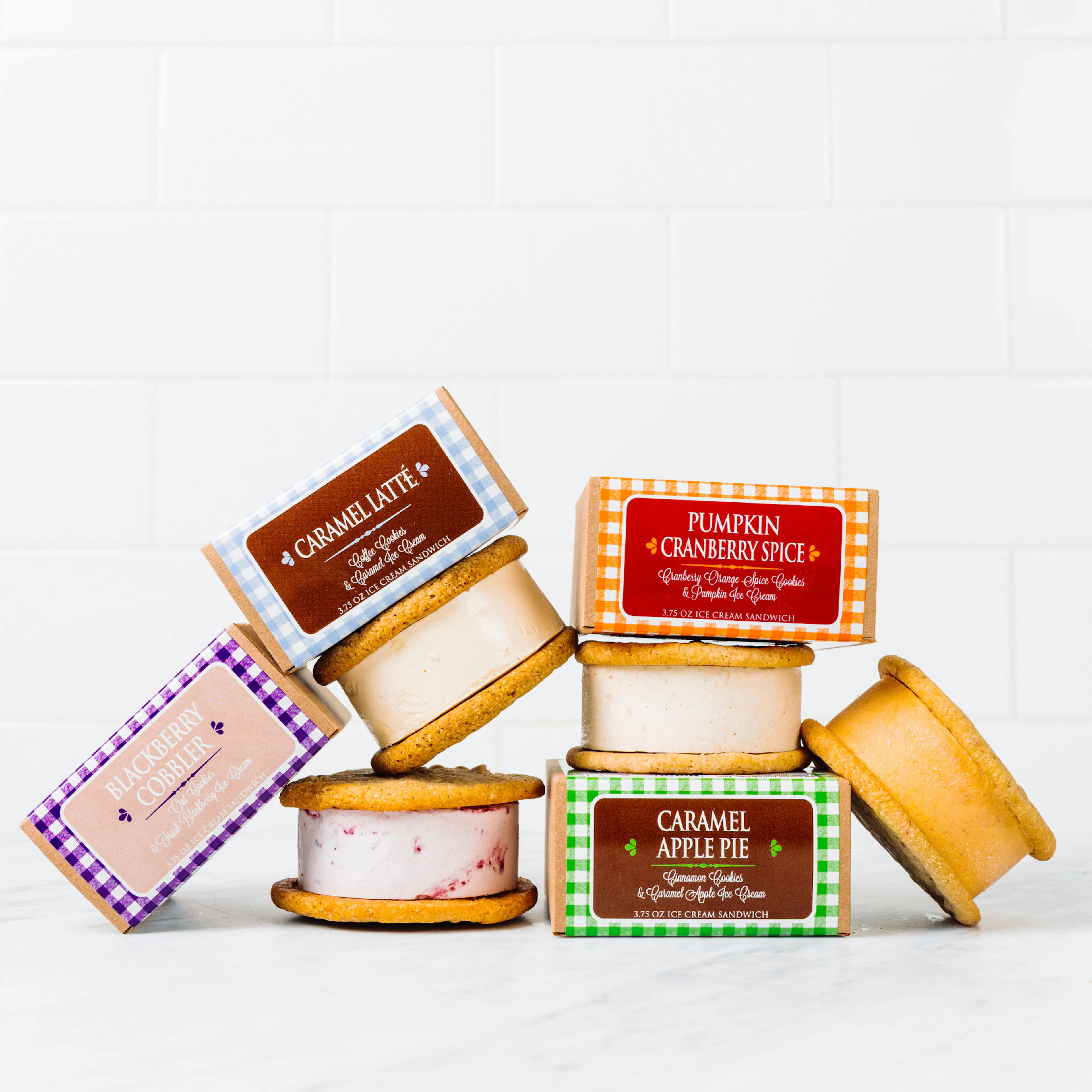 Fall Favorites Collection Ice Cream Sandwiches - 8 Pack by Nye's Cream Sandwiches - Alternate image 1