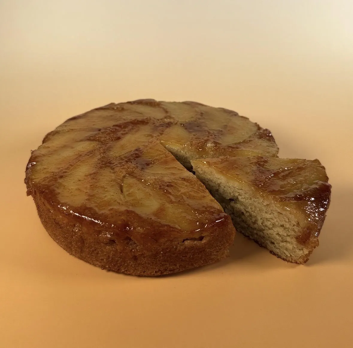 Vegan + Gluten Free Apple Upside Down Cake by Erin McKenna's Bakery