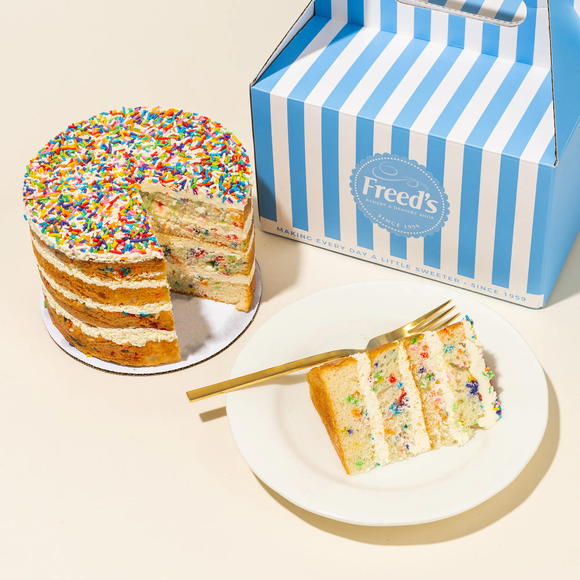 Confetti Cake by Misha's Cupcakes | Goldbelly