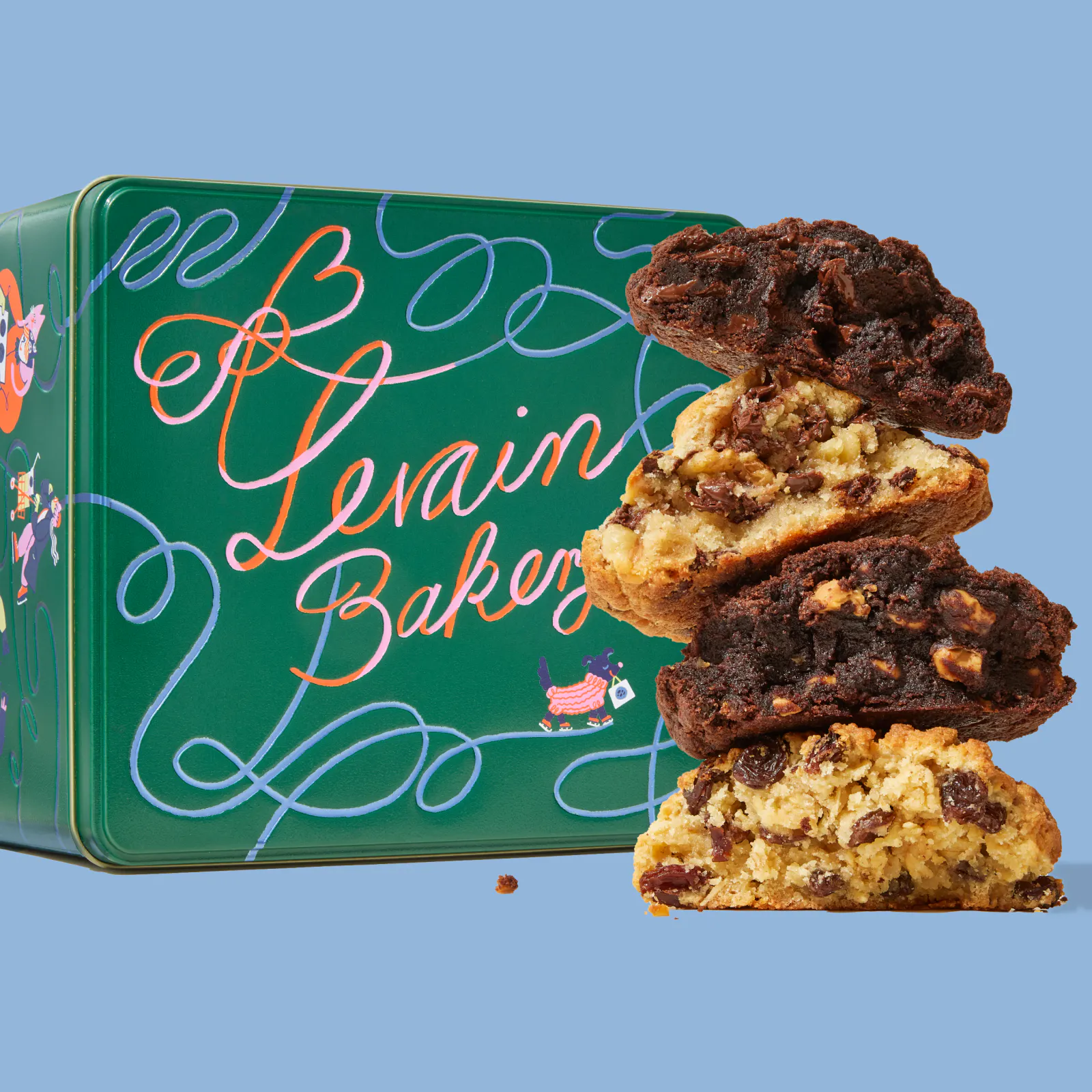 Holiday Cookie Gift Tin - Choose Your Own by Levain Bakery
