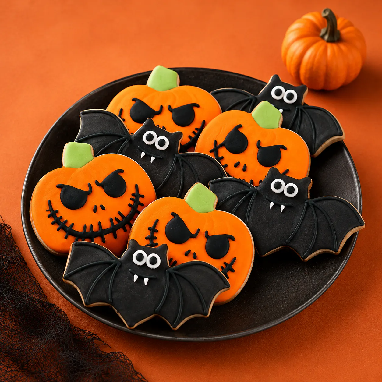 Halloween Iced Sugar Cookies - 12 Pack by Elegant Desserts