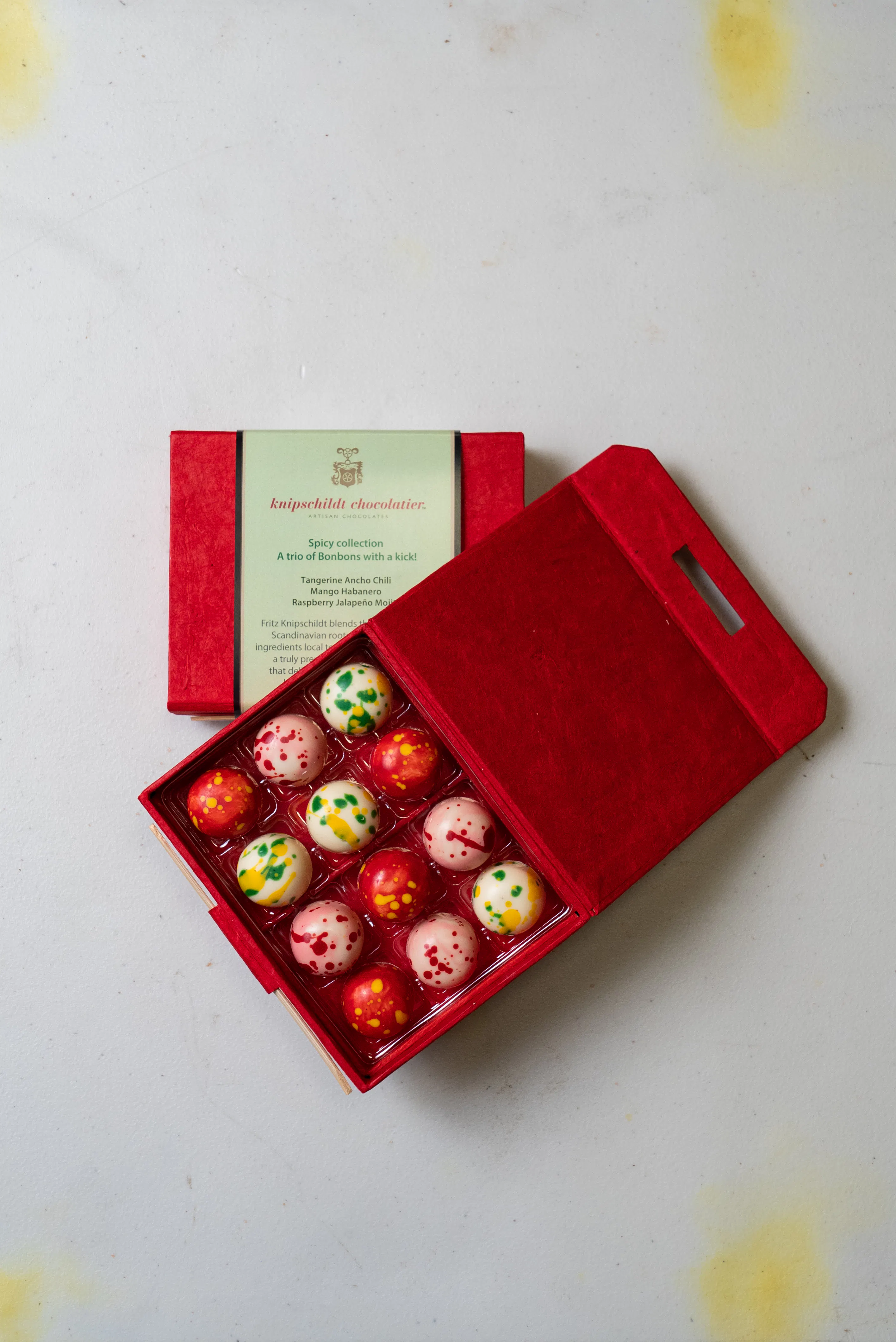 Spicy Trio Bon Bons - 12 Piece by Knipschildt Chocolatier - Alternate image 1