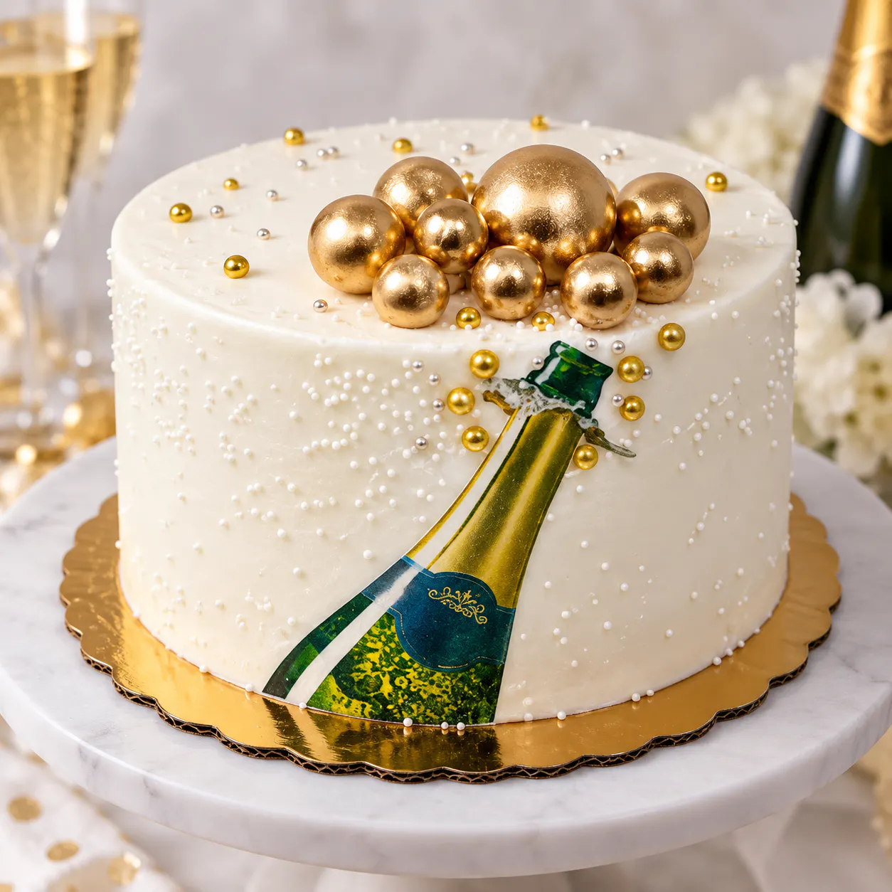 The Ambrosia Bakery - Champagne Celebration Cake