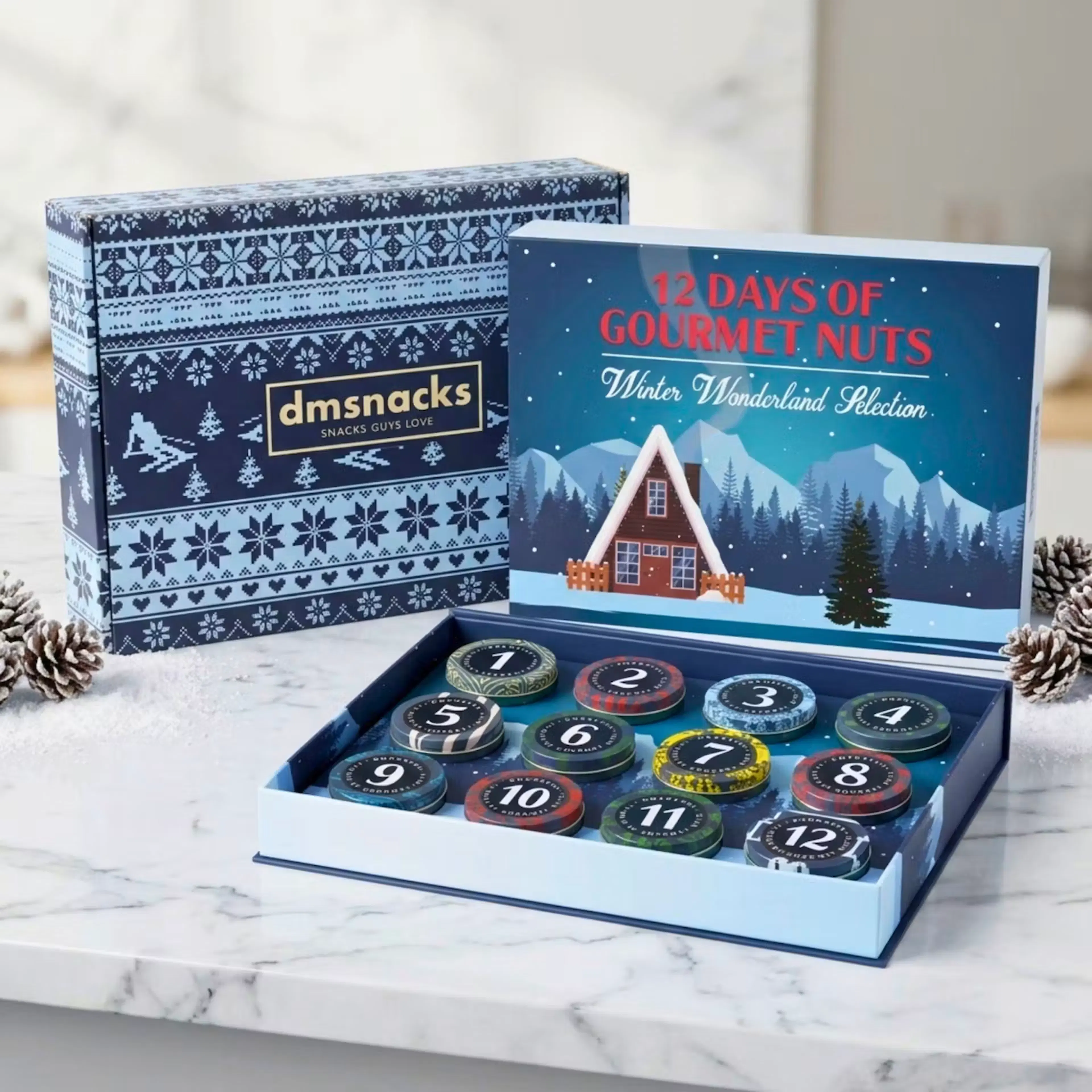 “12 Days of Gourmet Nuts” Advent Calendar by Sugar Plum