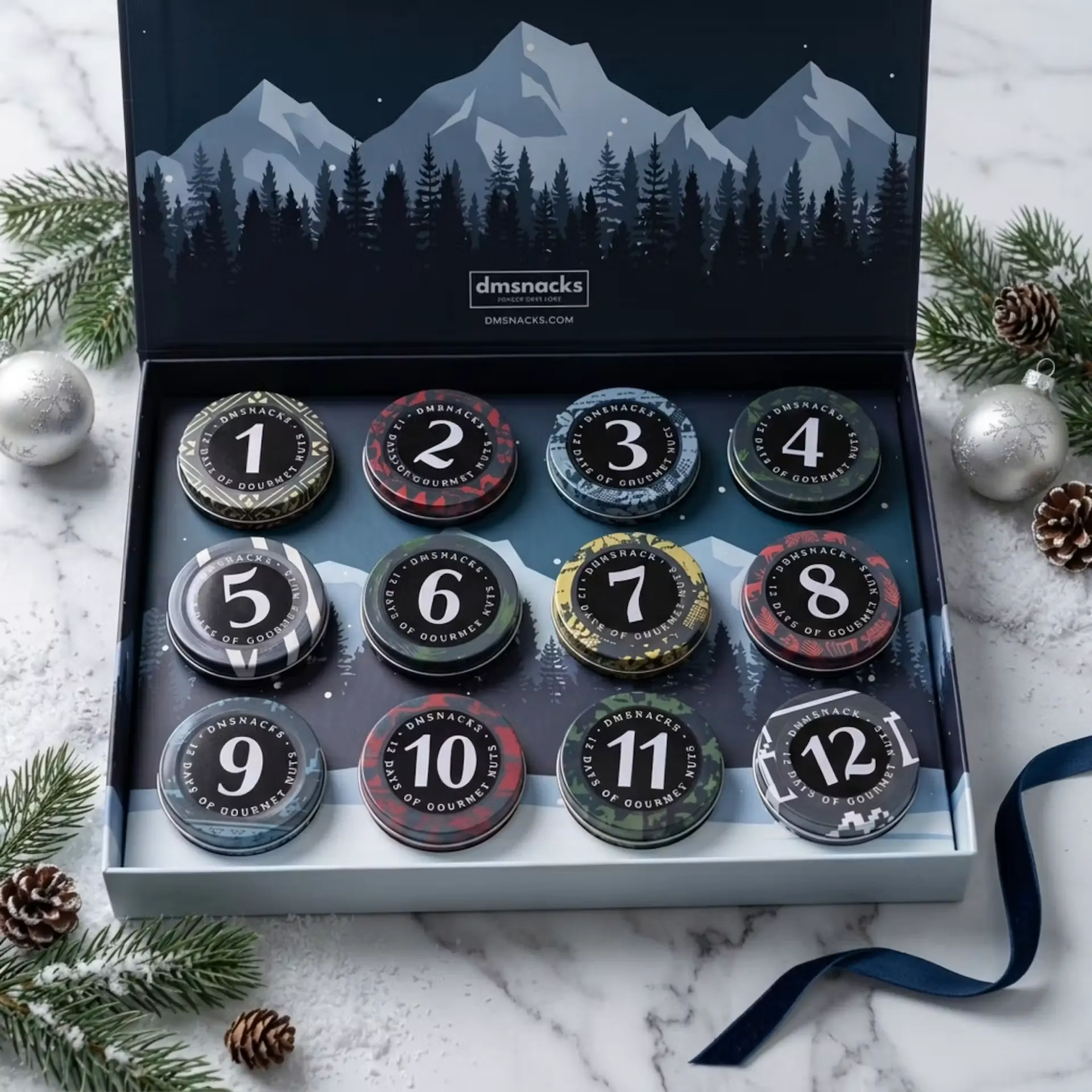 “12 Days of Gourmet Nuts” Advent Calendar by Sugar Plum - Alternate image 1