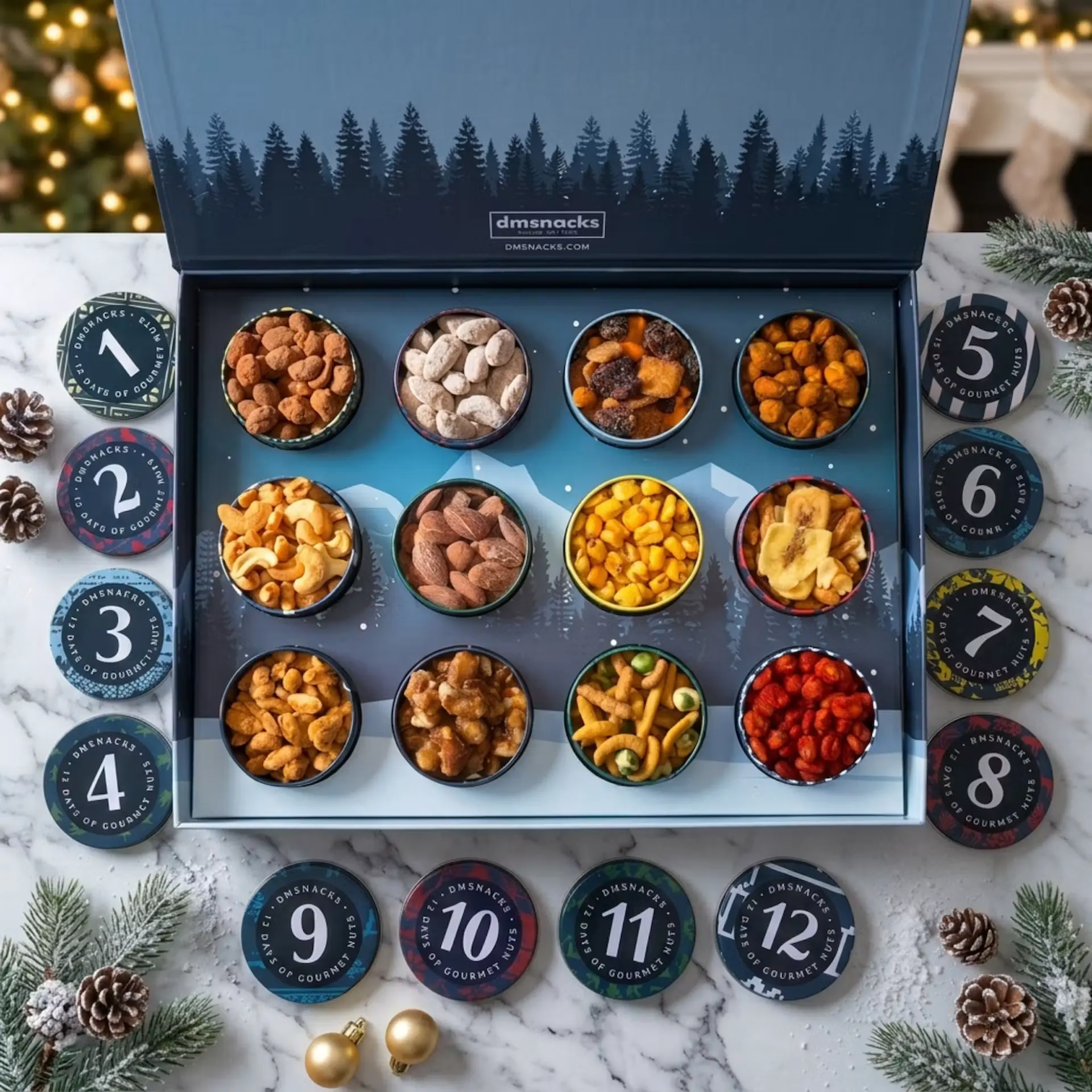 “12 Days of Gourmet Nuts” Advent Calendar by Sugar Plum - Alternate image 2