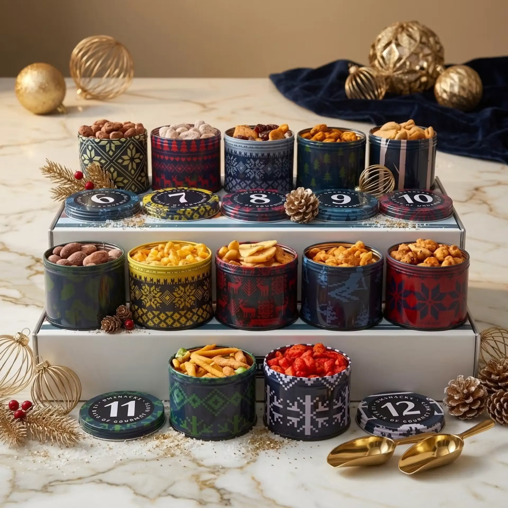 “12 Days of Gourmet Nuts” Advent Calendar by Sugar Plum - Alternate image 3