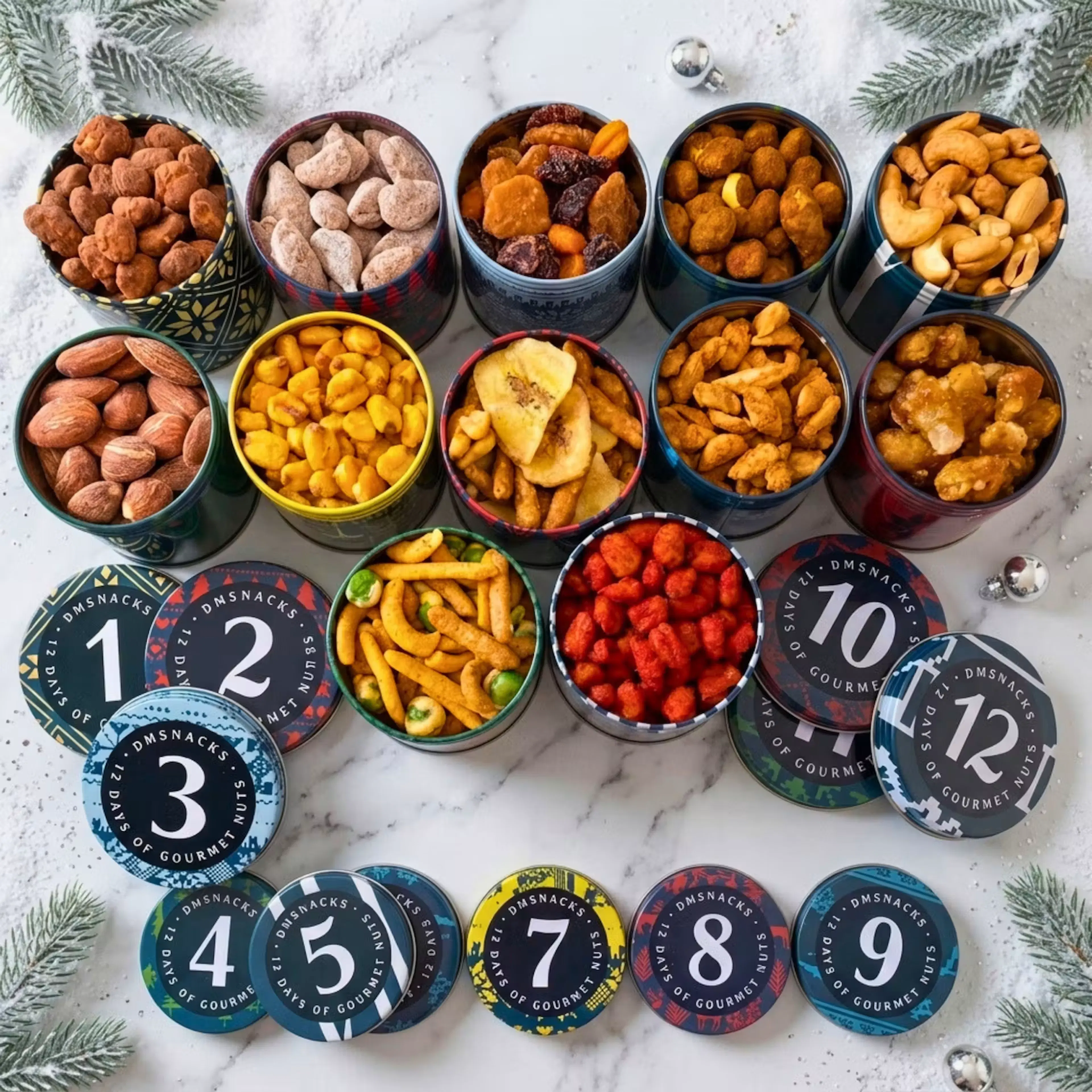 “12 Days of Gourmet Nuts” Advent Calendar by Sugar Plum - Alternate image 5