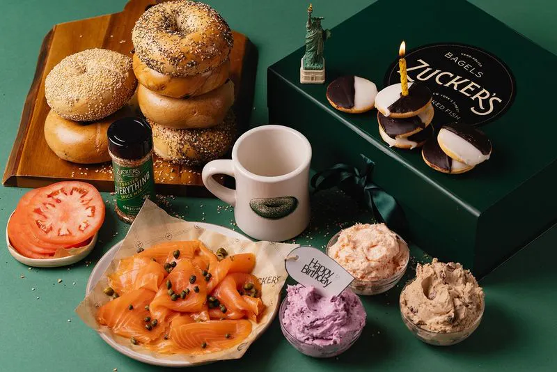 Birthday Bagel Brunch Kit for 6 by Zucker's Bagels and Smoked Fish