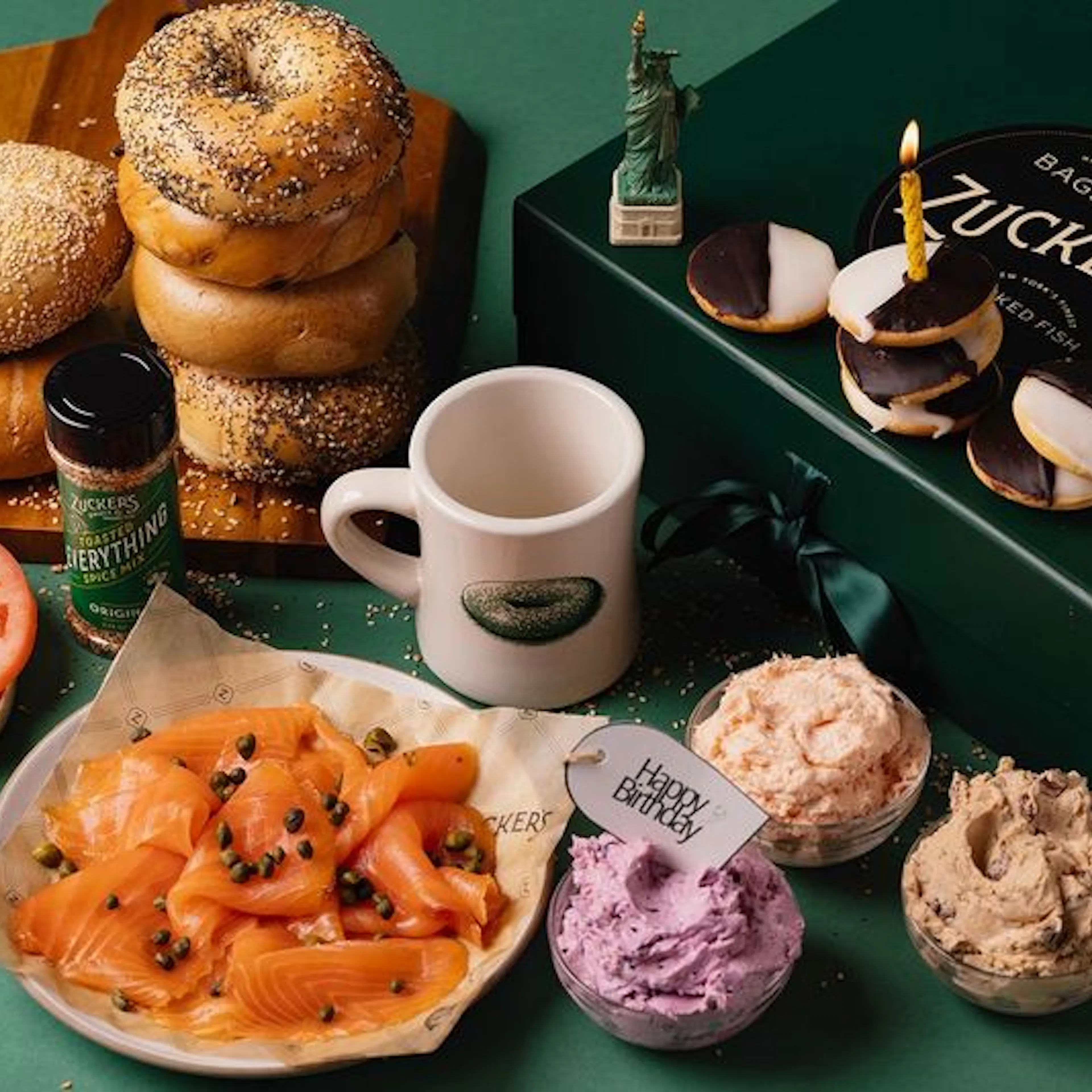 Birthday Bagel Brunch Kit for 6 by Zucker's Bagels and Smoked Fish