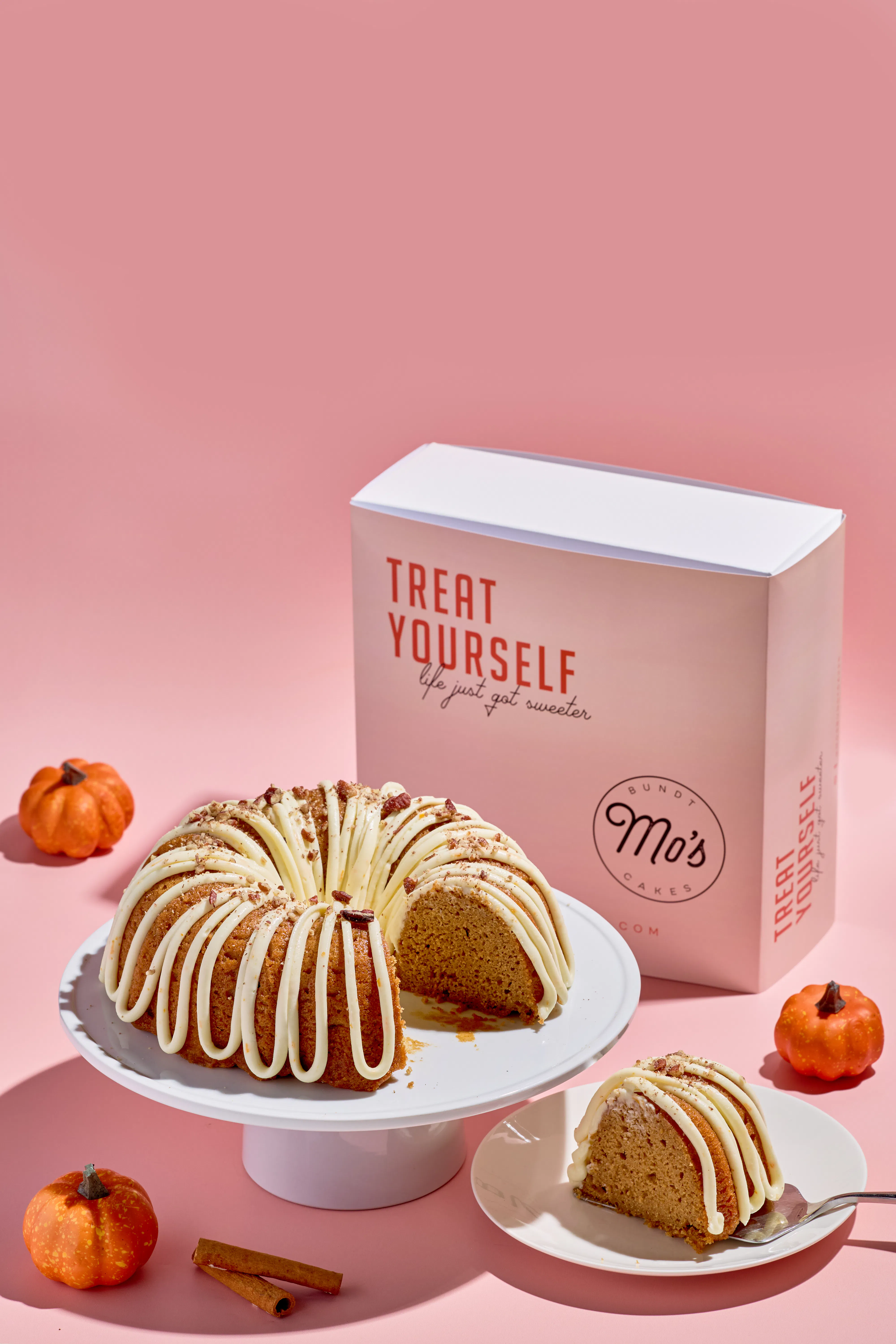 Pumpkin Spice Bundt Cake by Mo's Bundt Cakes