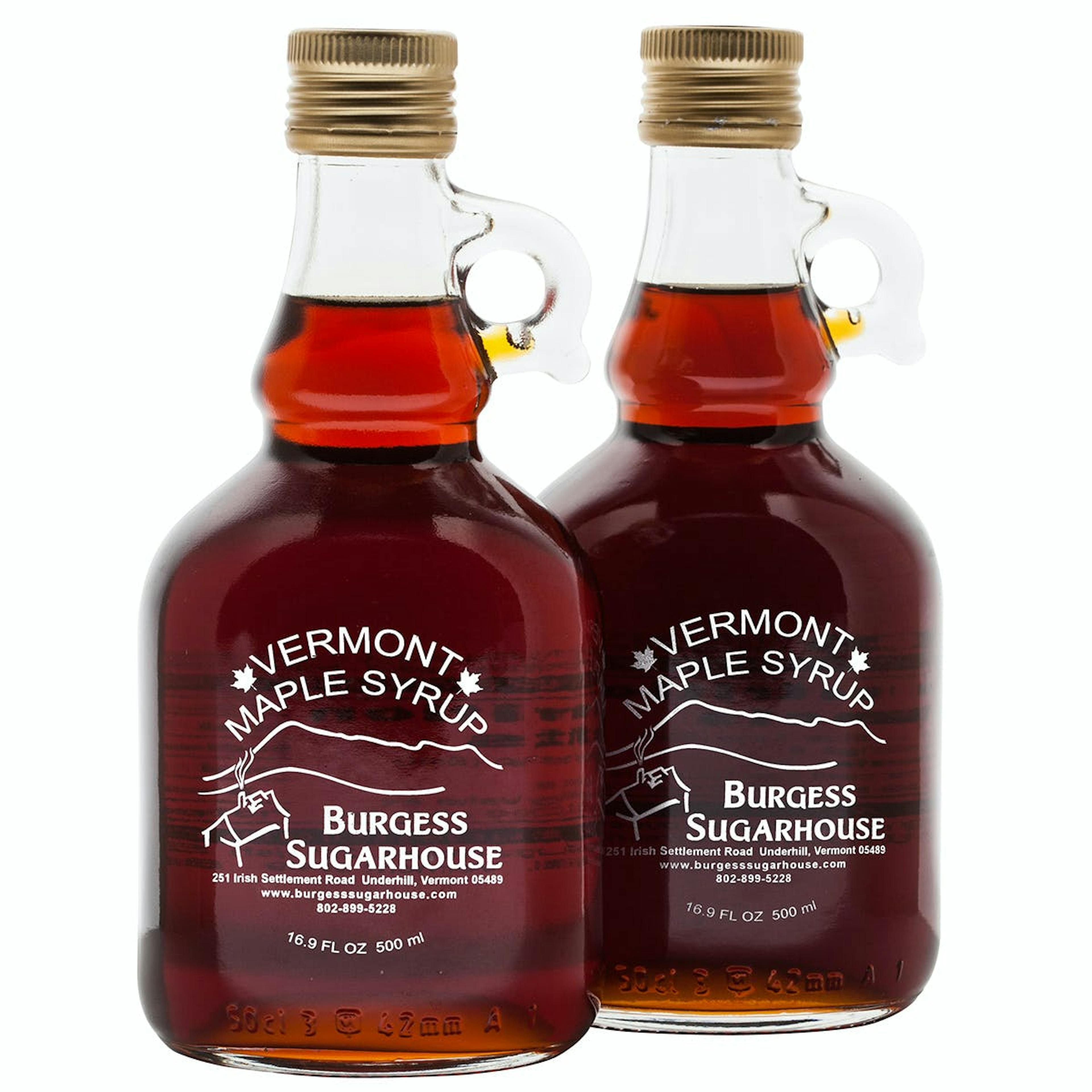 Grade A Maple Syrup: Dark Color with Robust Taste 1/2 Gallon by Burgess Sugarhouse - Alternate image 2