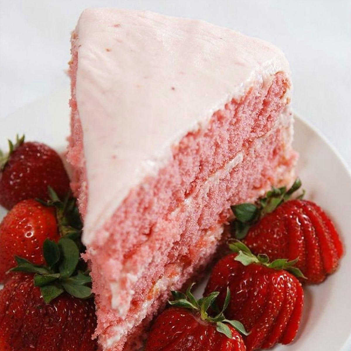 Fresh Strawberry Cake Cupcakes Recipe