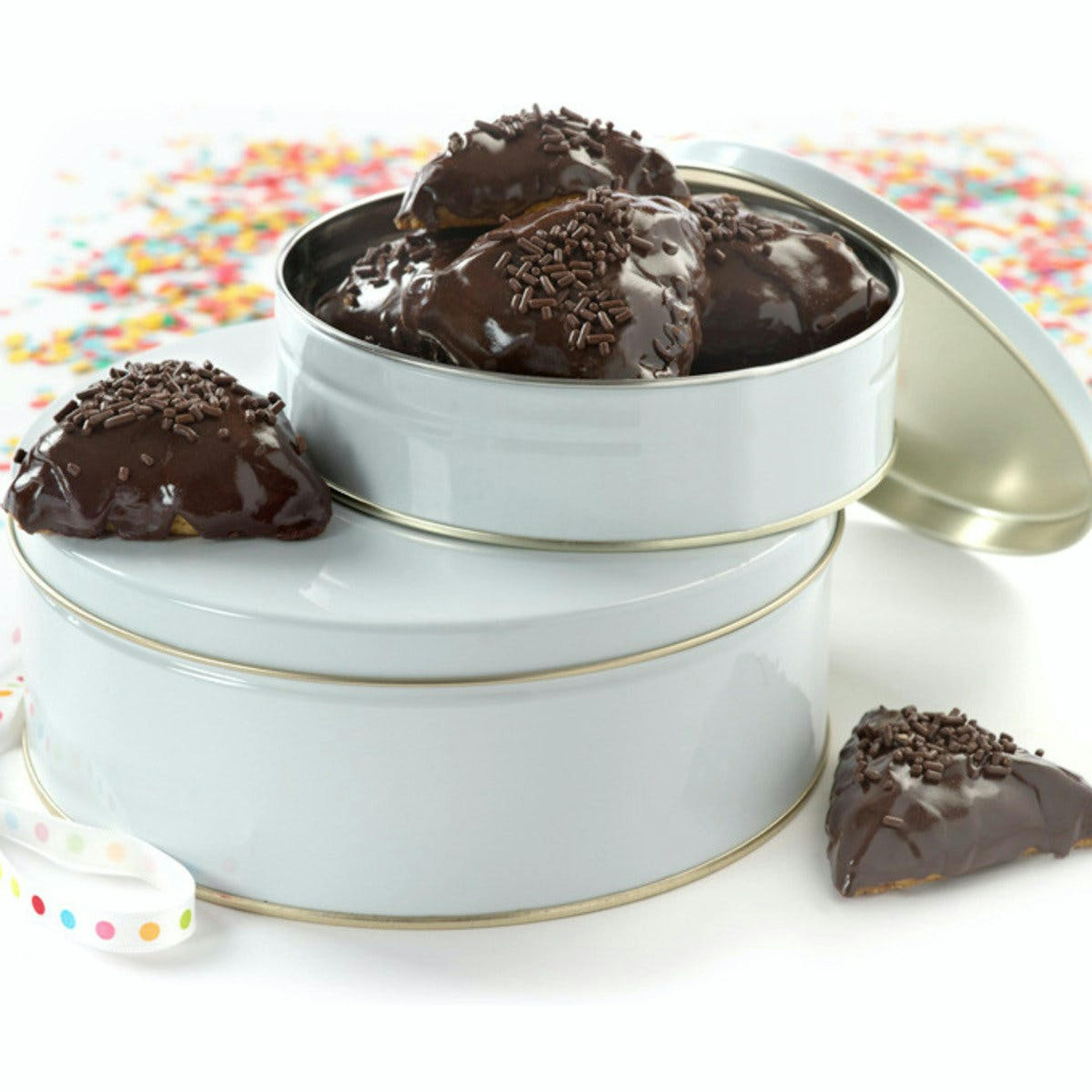 Chocolate Covered Hamantaschen (Kosher) by Butterflake Bakery - Alternate image 1