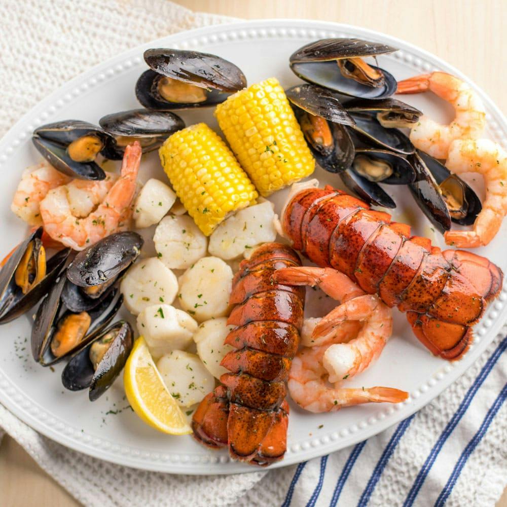 goldbelly.com | Maine Shore Dinner for 2 From Hancock Gourmet Lobster Co. ( 4.7)