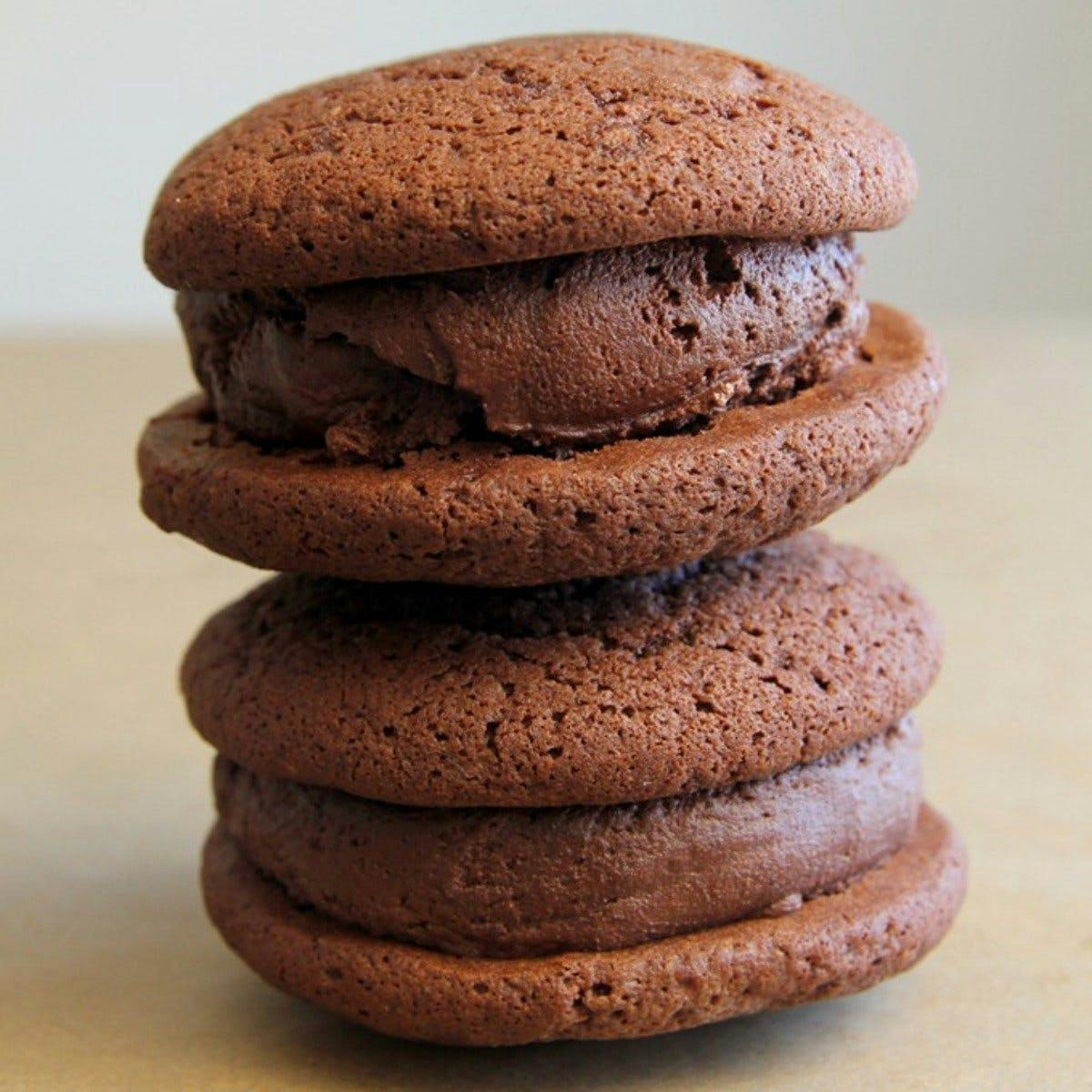 Britt's Fav Chocolate on Chocolate Whoopies Dozen by Cape Whoopies - Alternate image 2