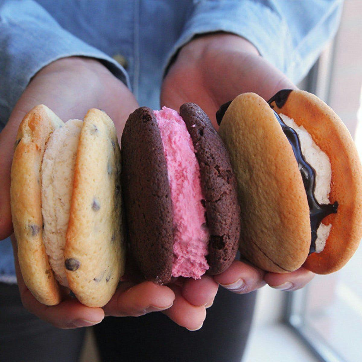 Bromance Chocolate Chip + Vanilla Cream Whoopies Dozen by Cape Whoopies - Alternate image 2