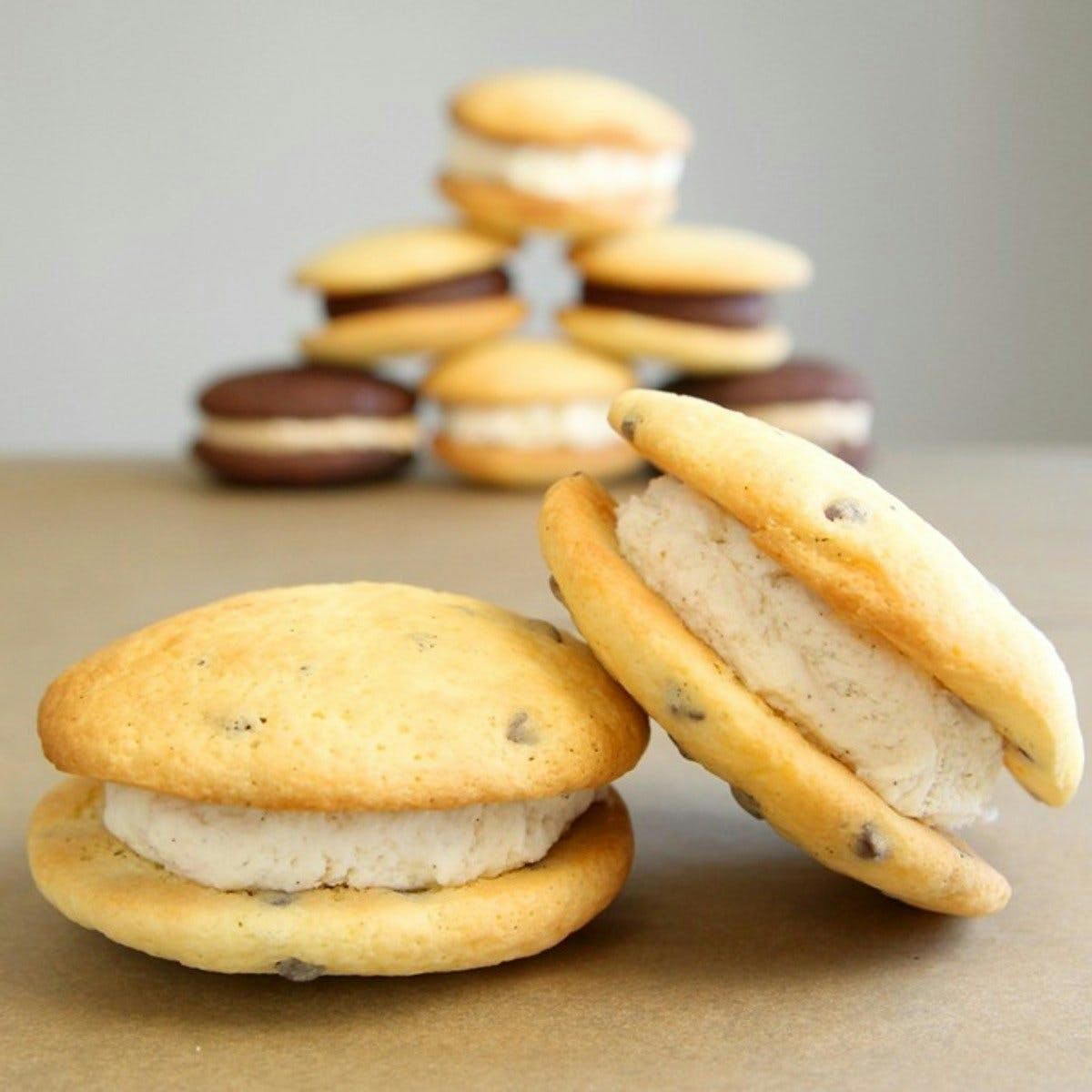Bromance Chocolate Chip + Vanilla Cream Whoopies Dozen by Cape Whoopies - Alternate image 1