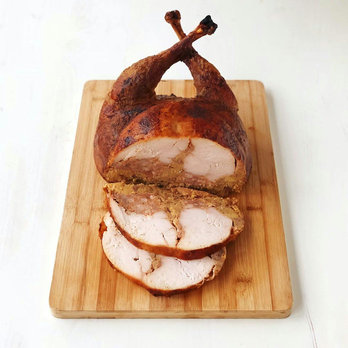 Trying turducken, the Thanksgiving Frankenbird