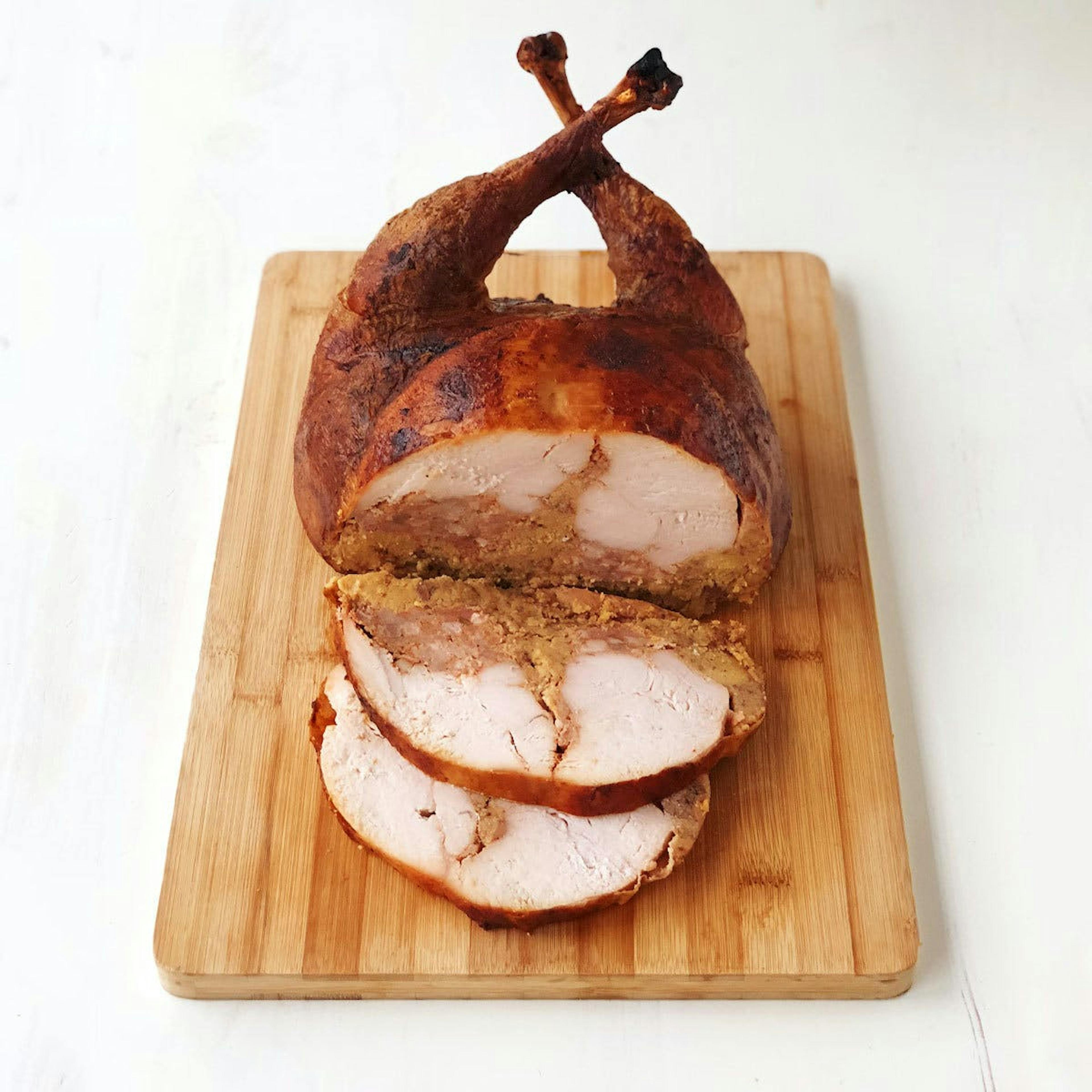 Small TurDucKen with Cajun Cornbread Stuffing by Cajun Ed's Southern Scratch Kitchen - Alternate image 2